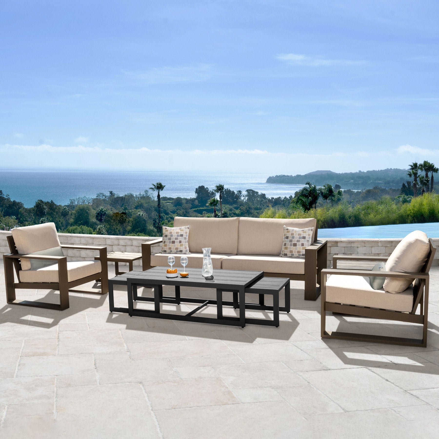 Torren 6-piece Outdoor Patio Seating Set