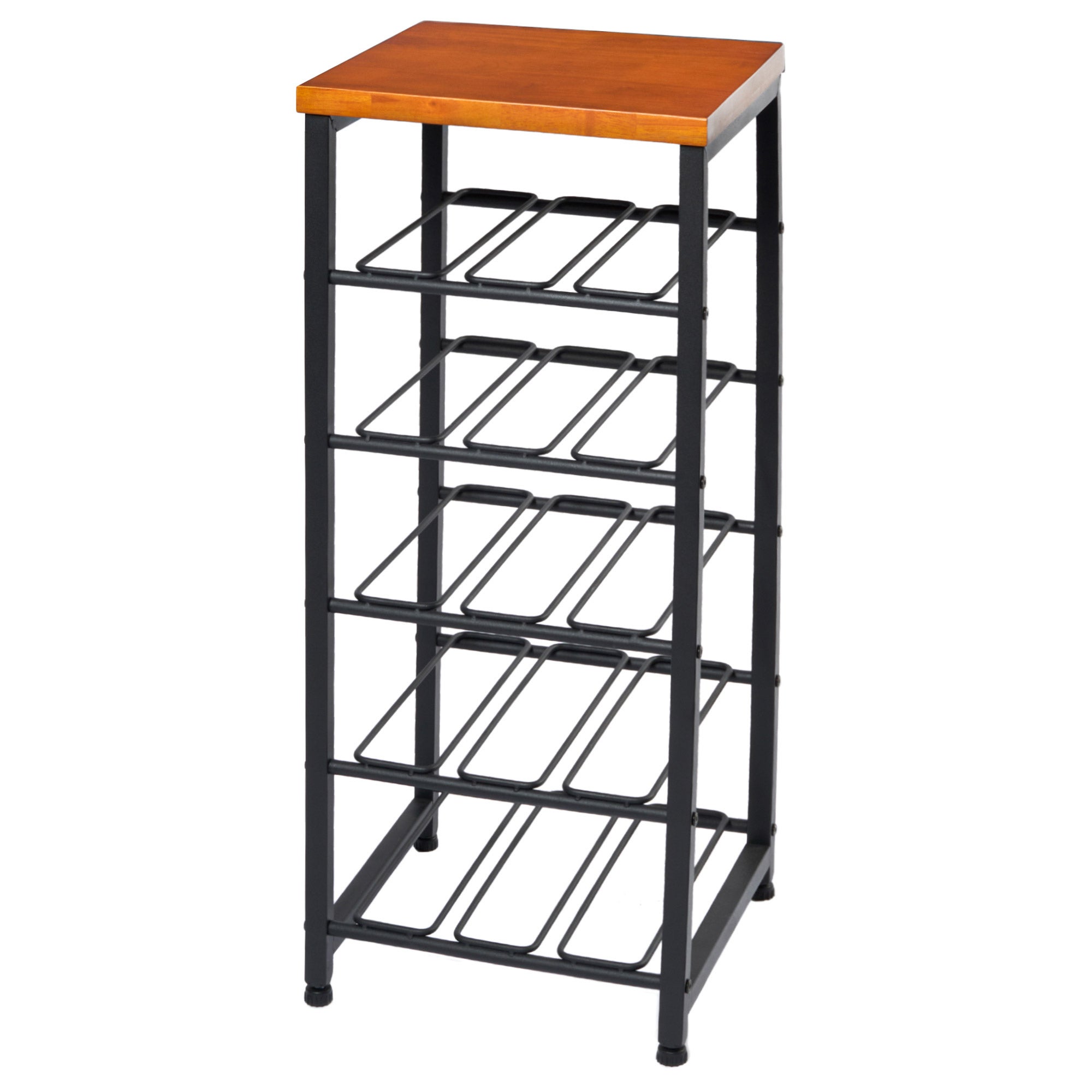 Neatfreak 15 Bottle Metal & Wood Wine Rack