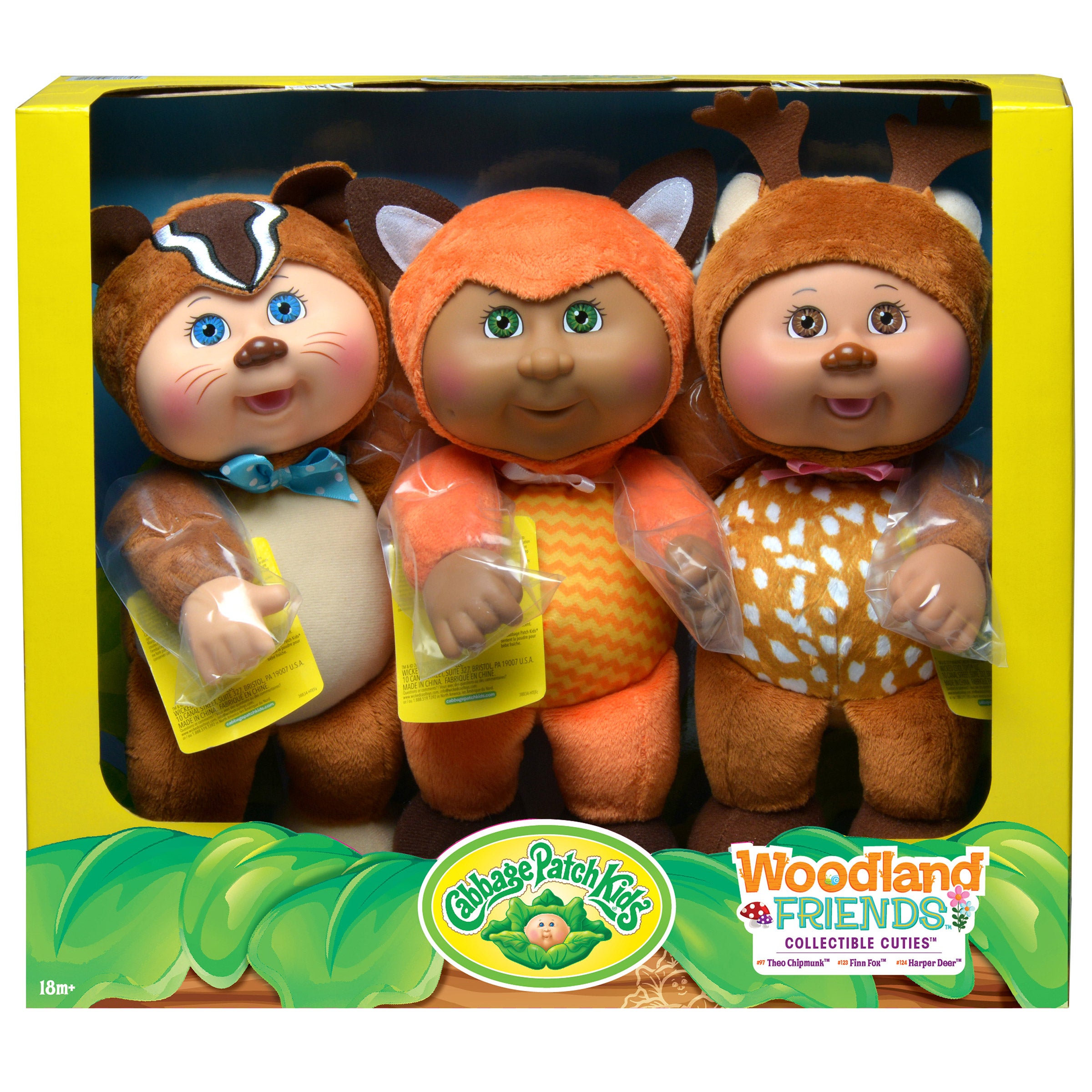 Cabbage Patch Woodland Friends 3-pack