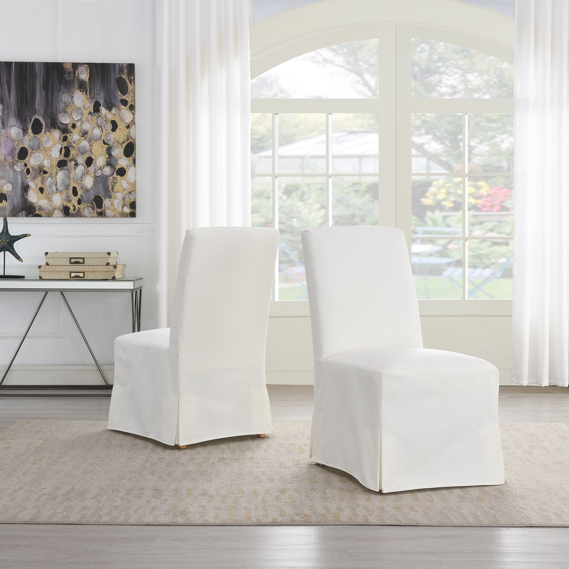 Clare Slipcover Dining Chair, 2-pack