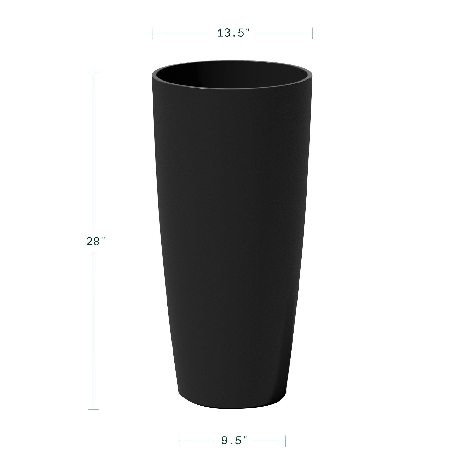 28" Selena Planter by Veradek, 2-pack