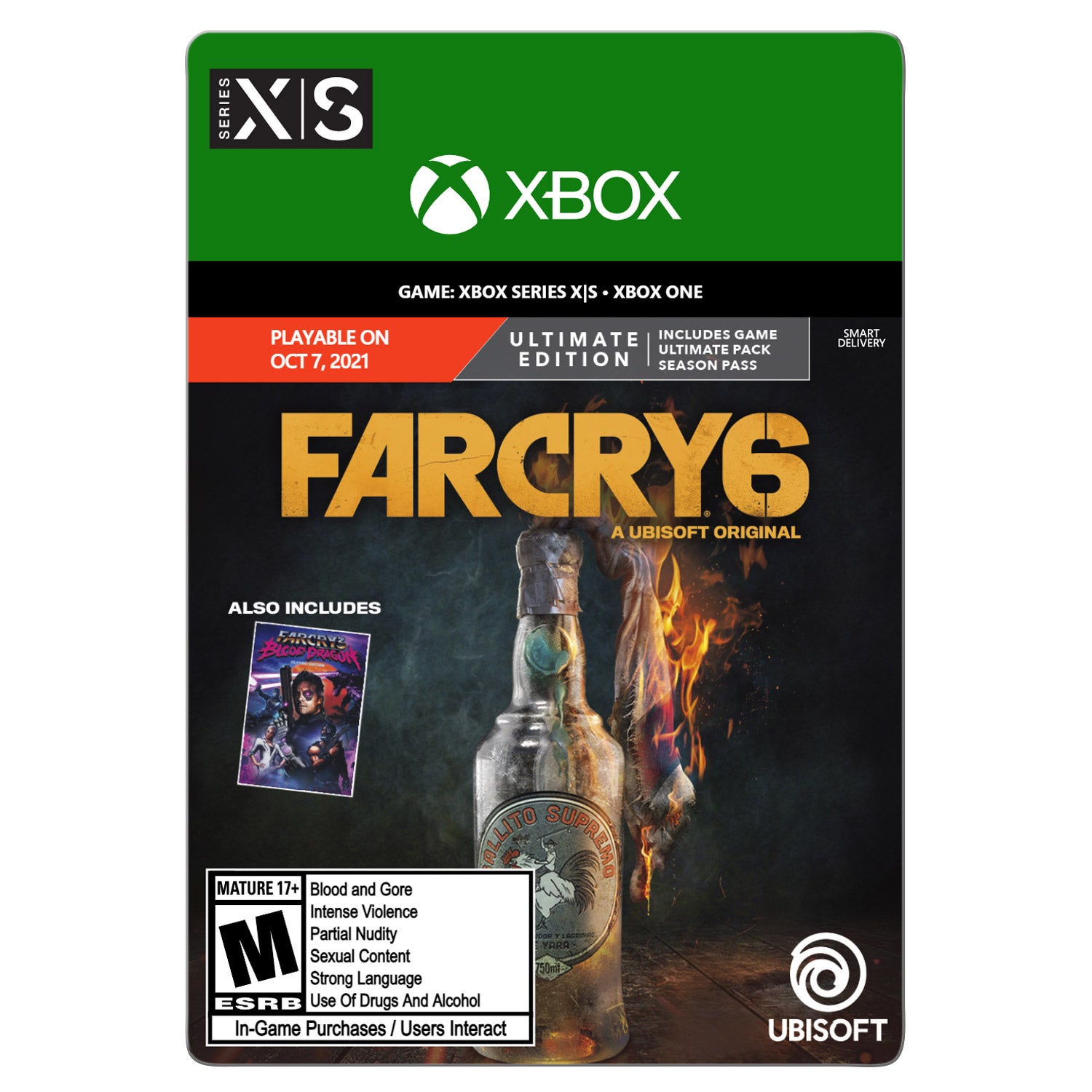 Far Cry 6: Ultimate Edition - Xbox Series X/S, Xbox One Digital Download Game