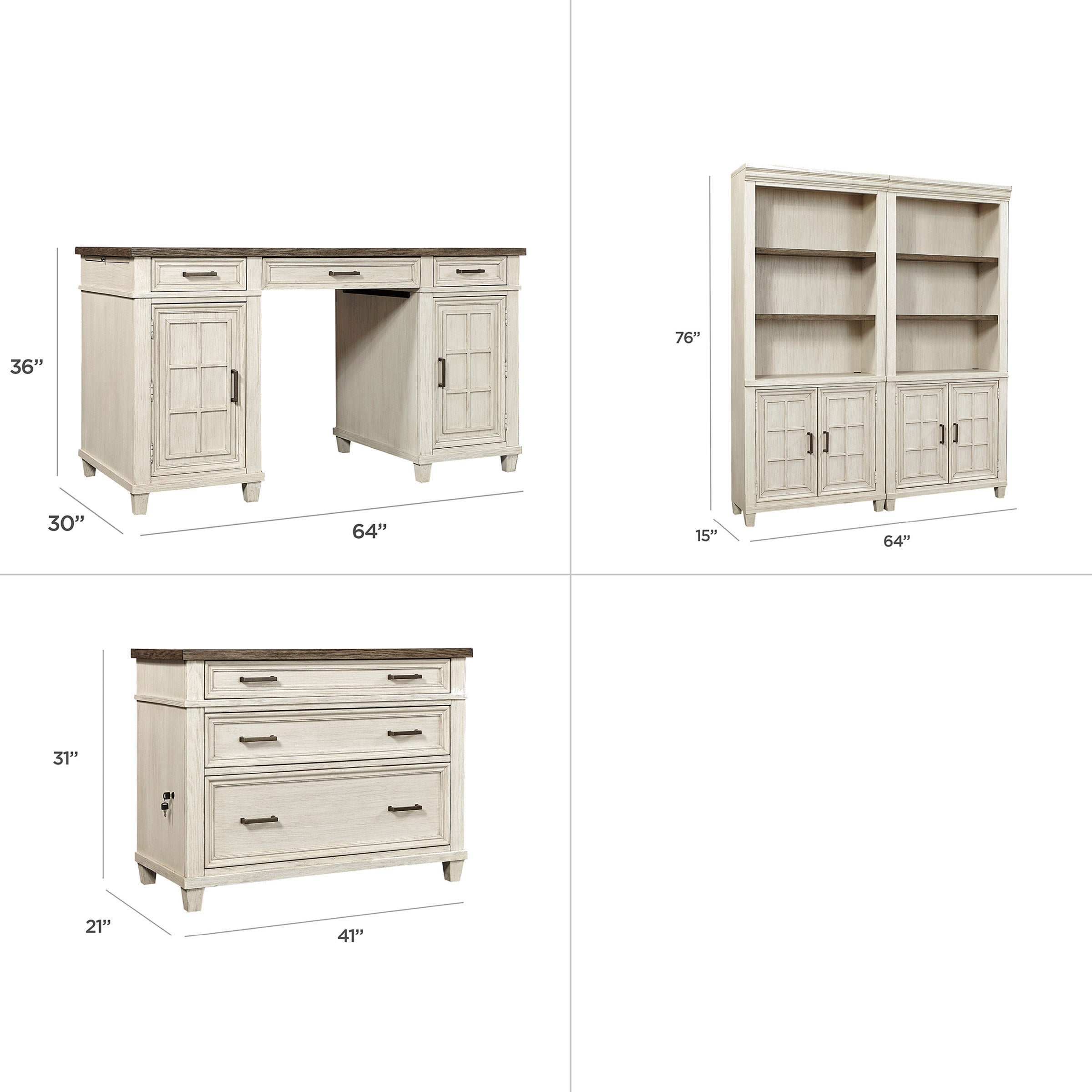 North Haven 4-piece Workstation Set