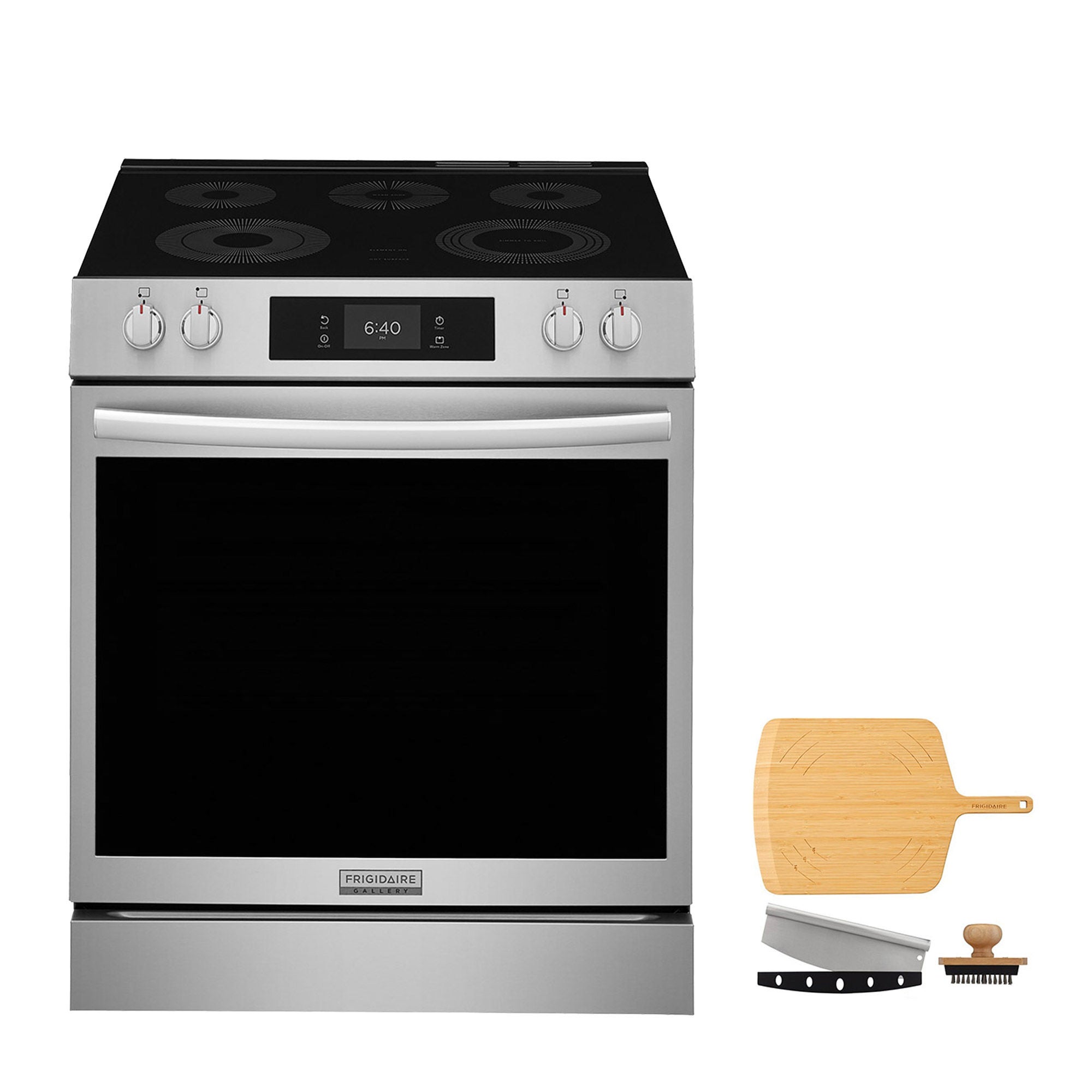 Frigidaire Gallery 6.2 cu. ft. Front Control ELECTRIC Range with Stone-Baked Pizza Mode
