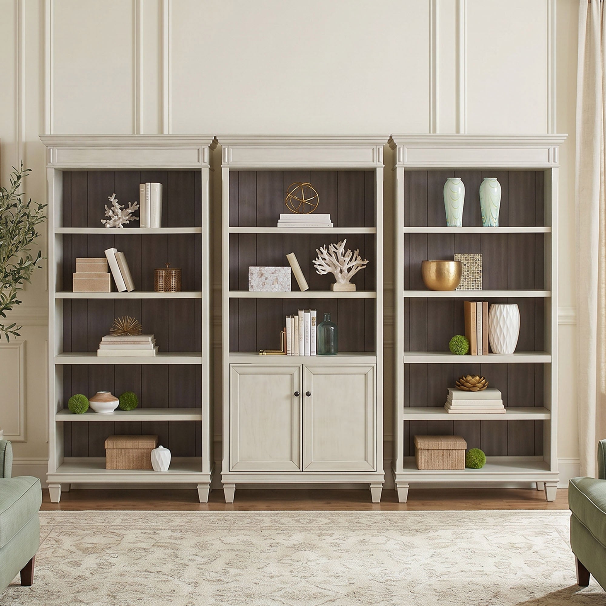 Harrington 3-piece Bookcase Wall