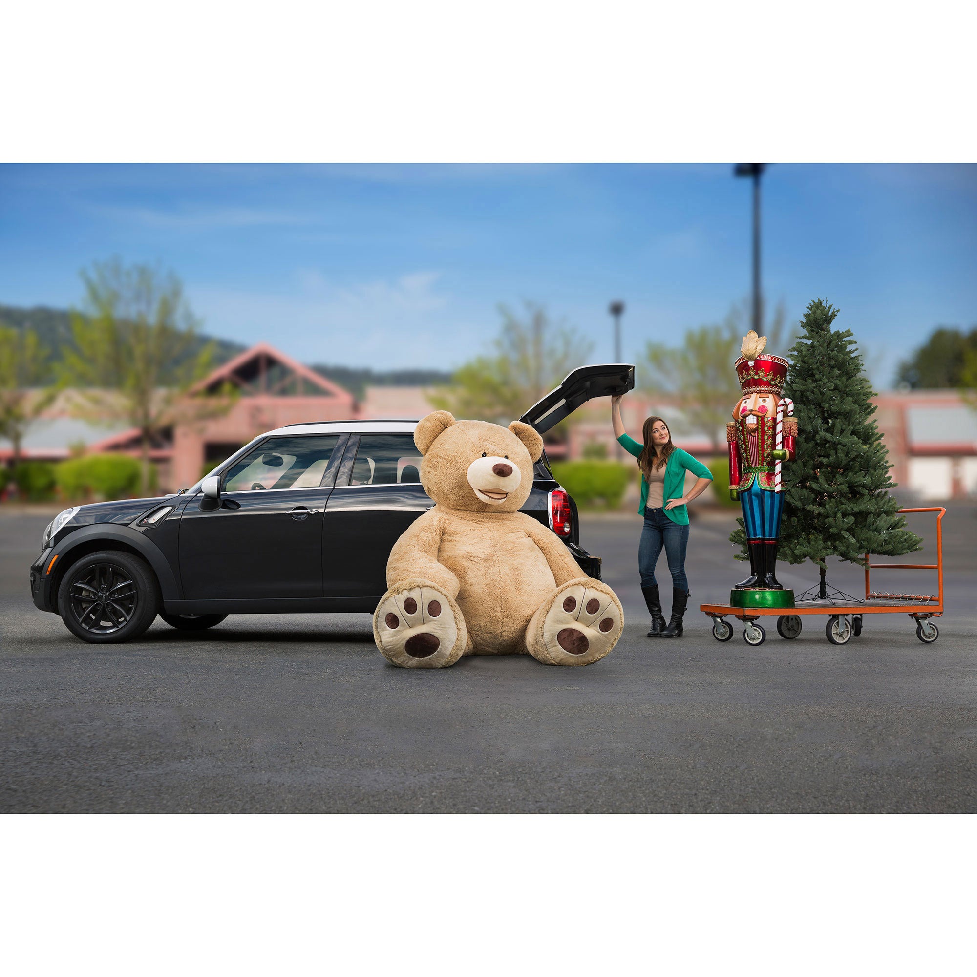 93" Plush Bear, Blonde