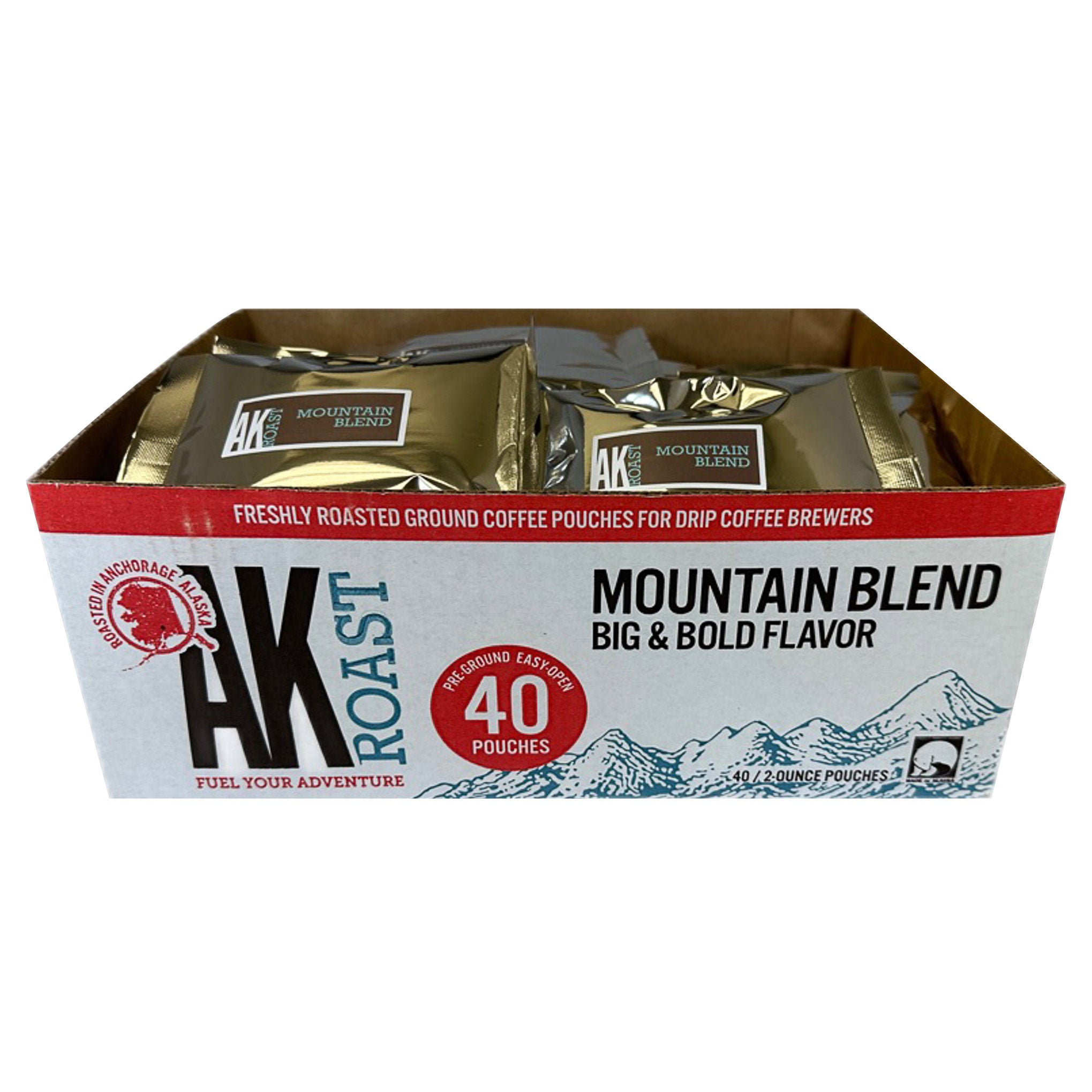 Steamdot Mountain Blend, Medium Dark Blend Roast, 2 oz, 40-count