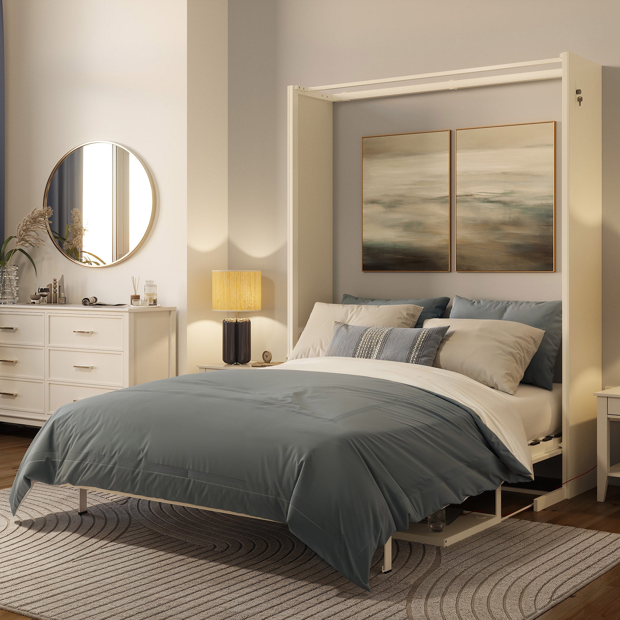 Adelaide Queen Murphy Bed with Desk