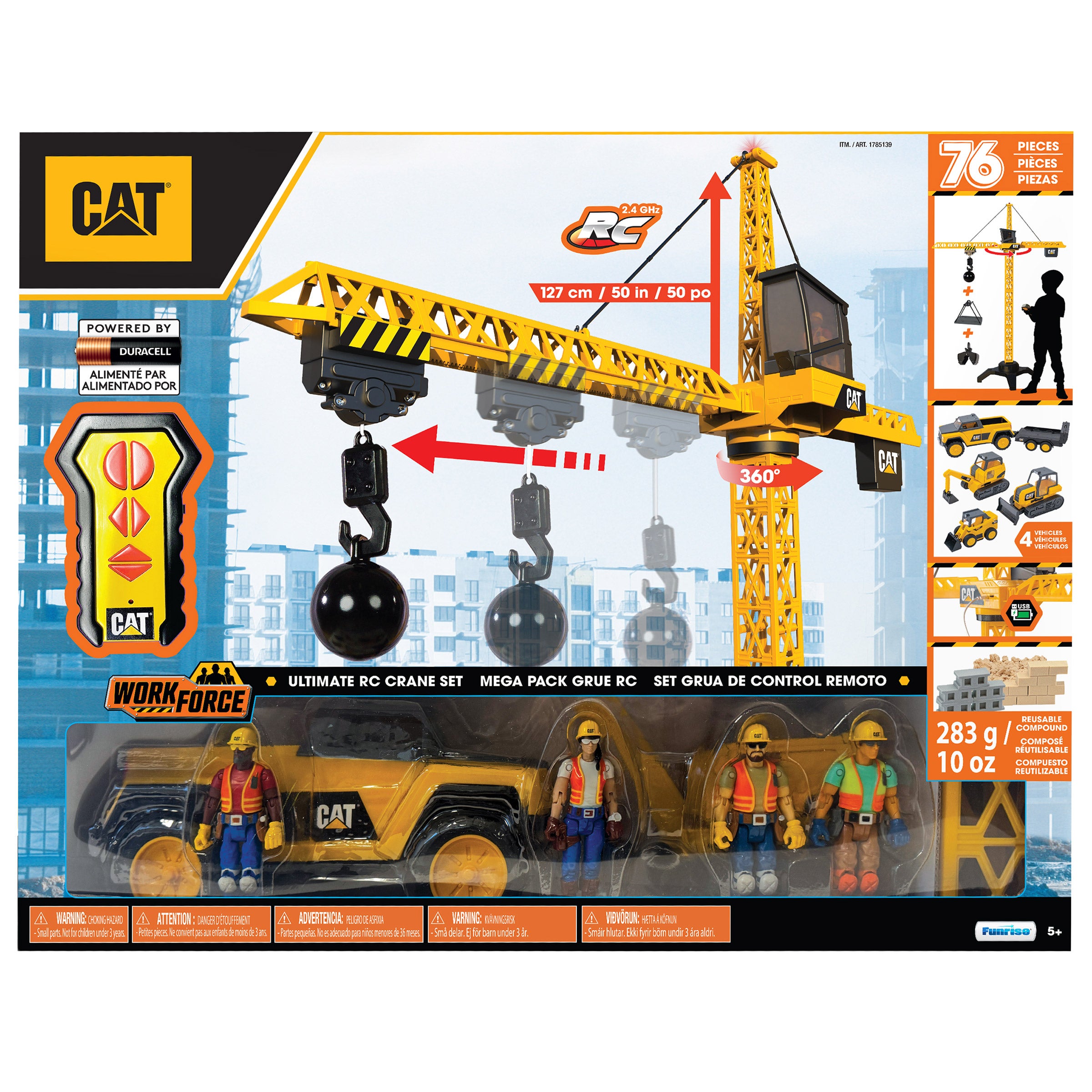 CAT Workforce Power Crane Playset RC