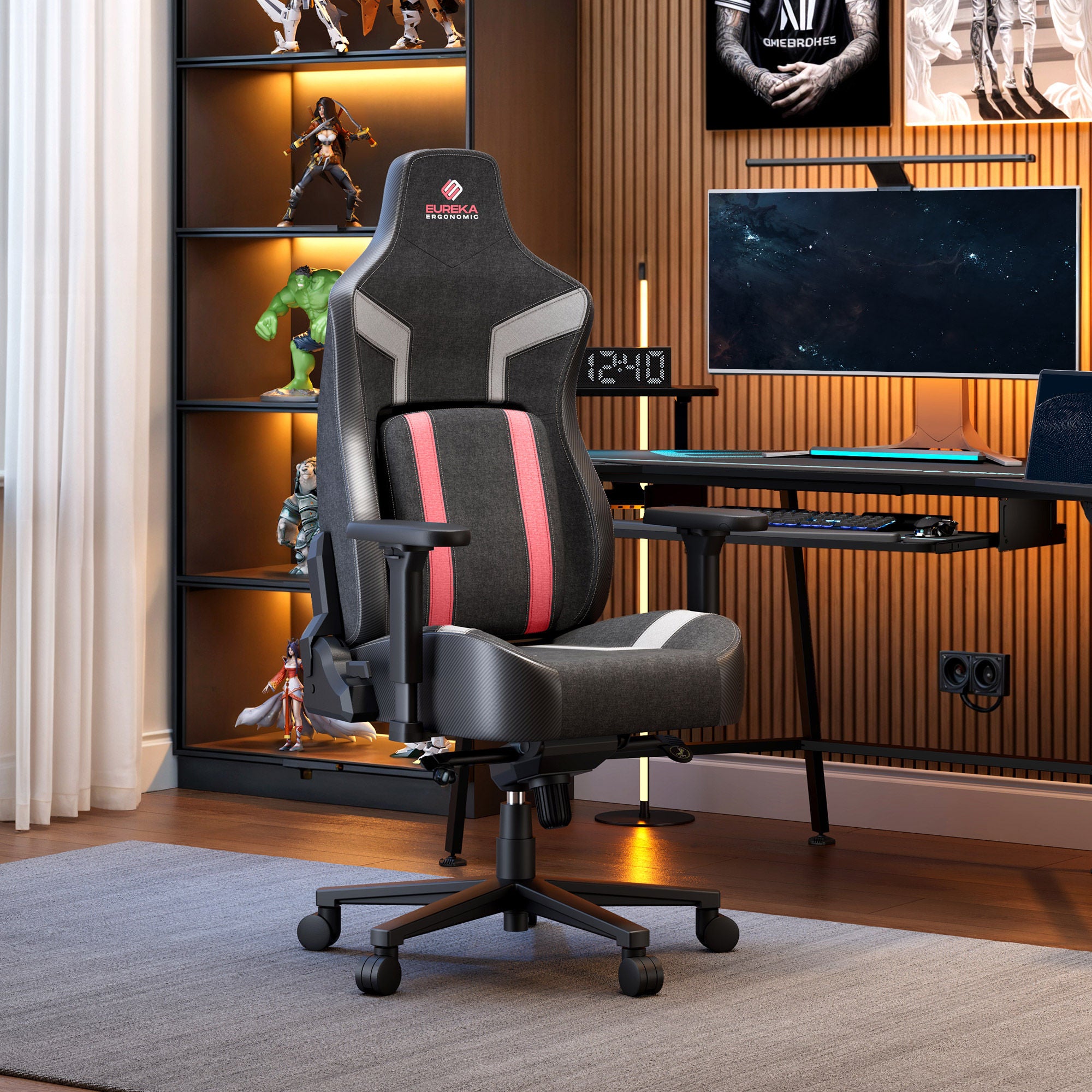 Python II Home Gaming Chair with Lumbar Support
