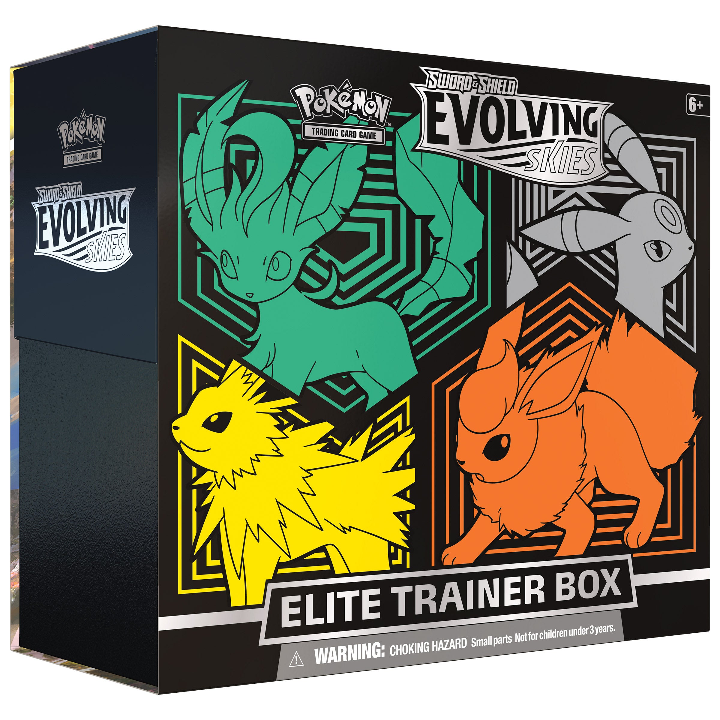 Pokémon Evolving Skies Elite Trainer Box + Vaporeon Window Tin