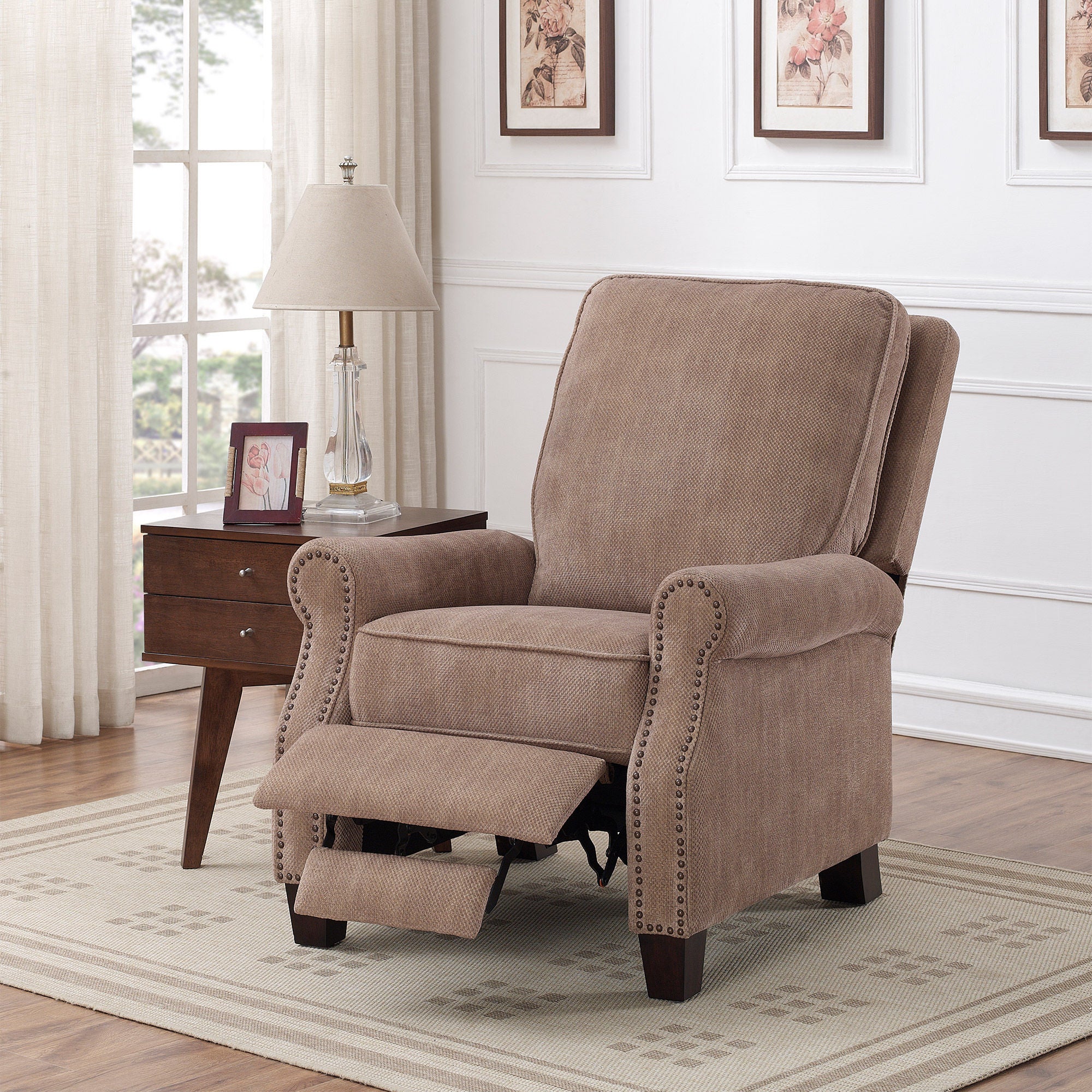 Boyd Fabric Pushback Recliner