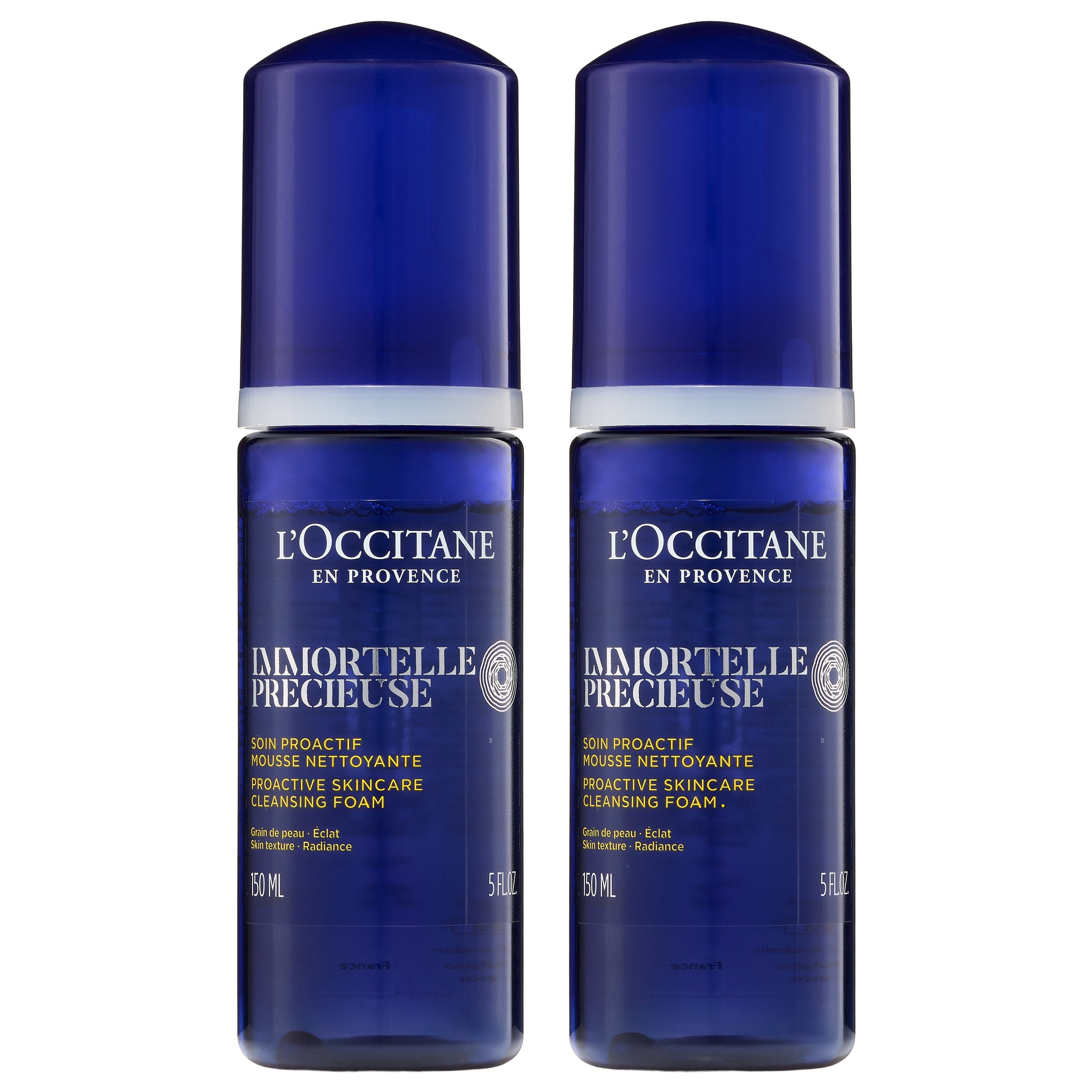 L'Occitane Immortelle Precieuse Protective Skincare Cleansing Foam 2-pack, 5 fl oz Each