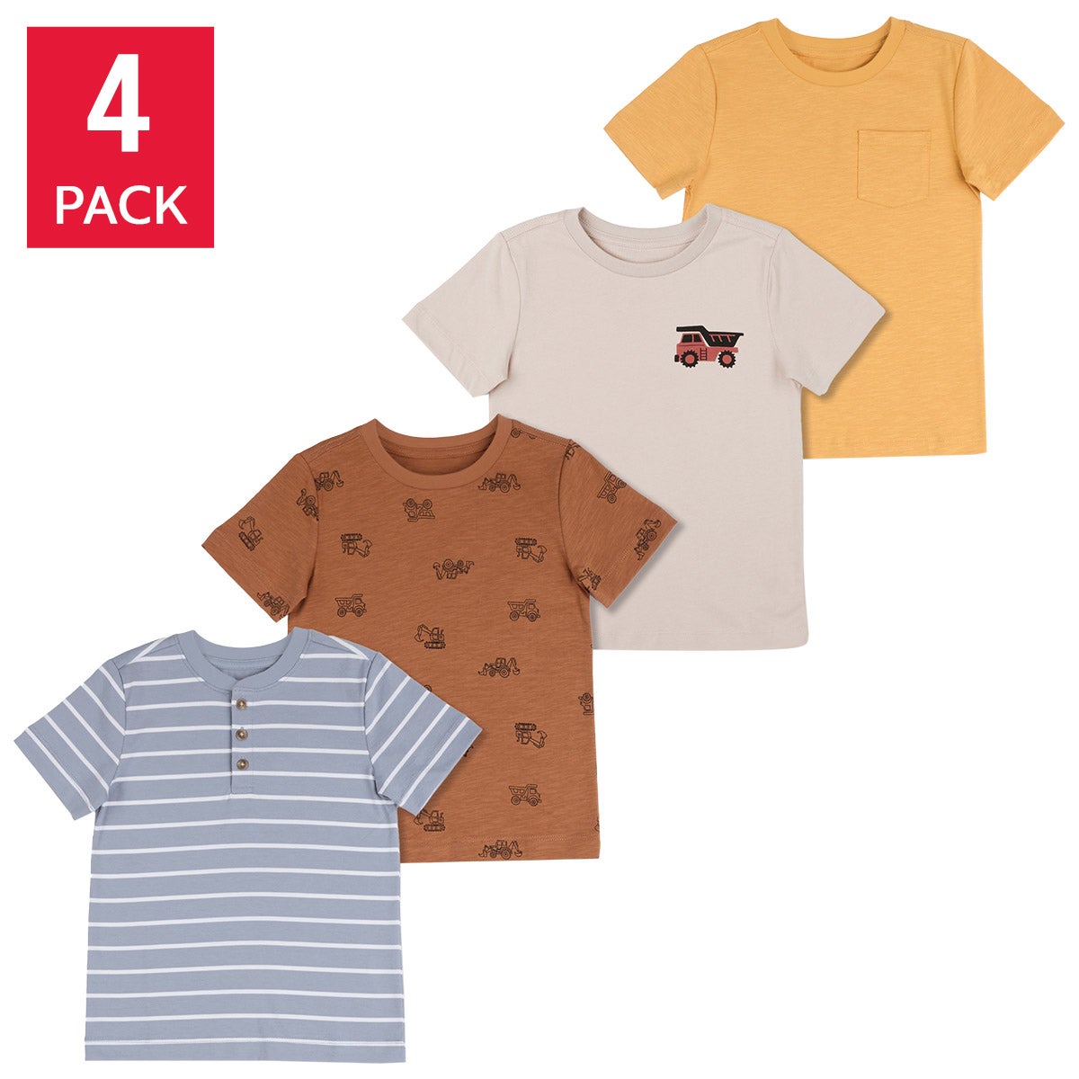 Pekkle Kids' 4-pack Tee