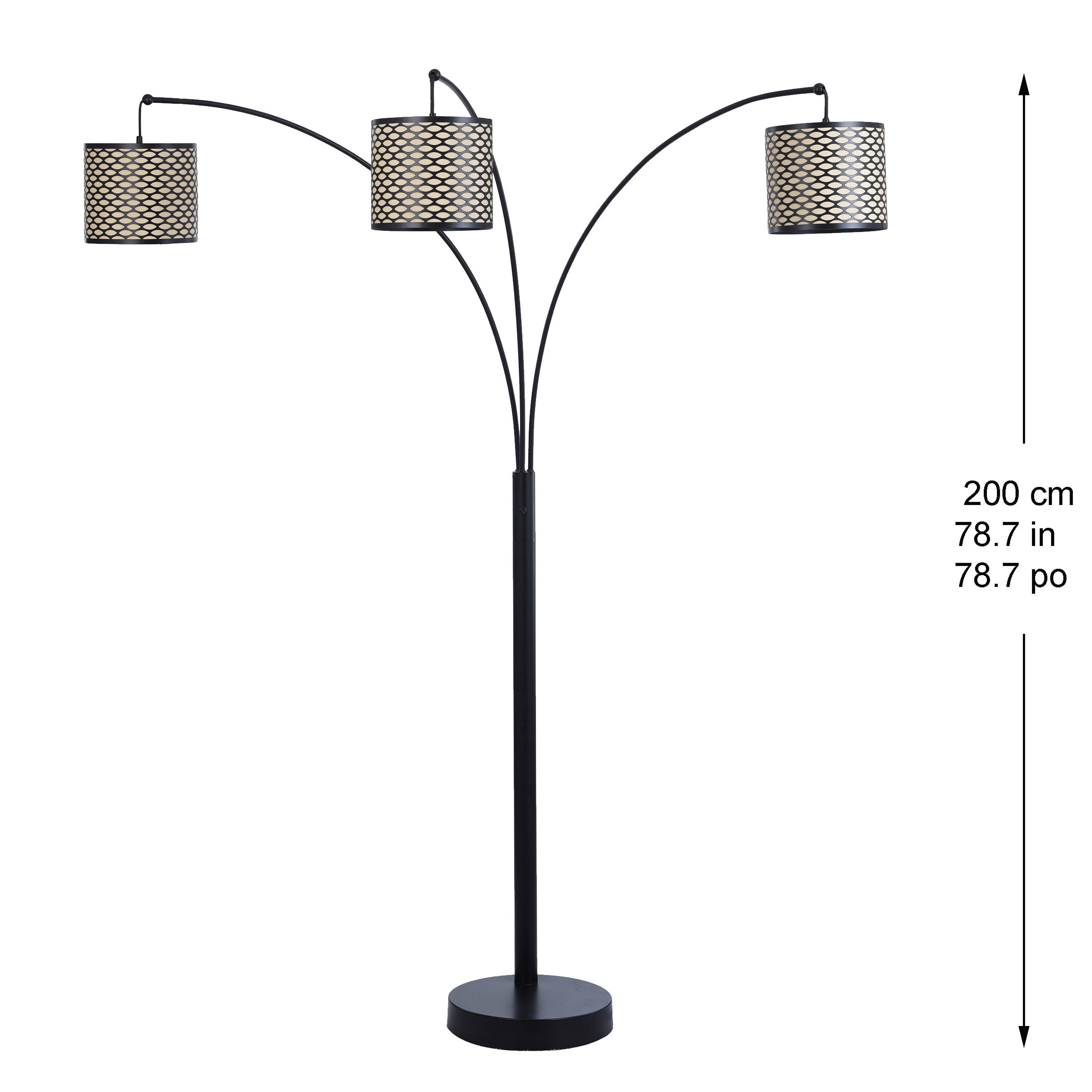 Beaumont 3 Arm Floor Lamp