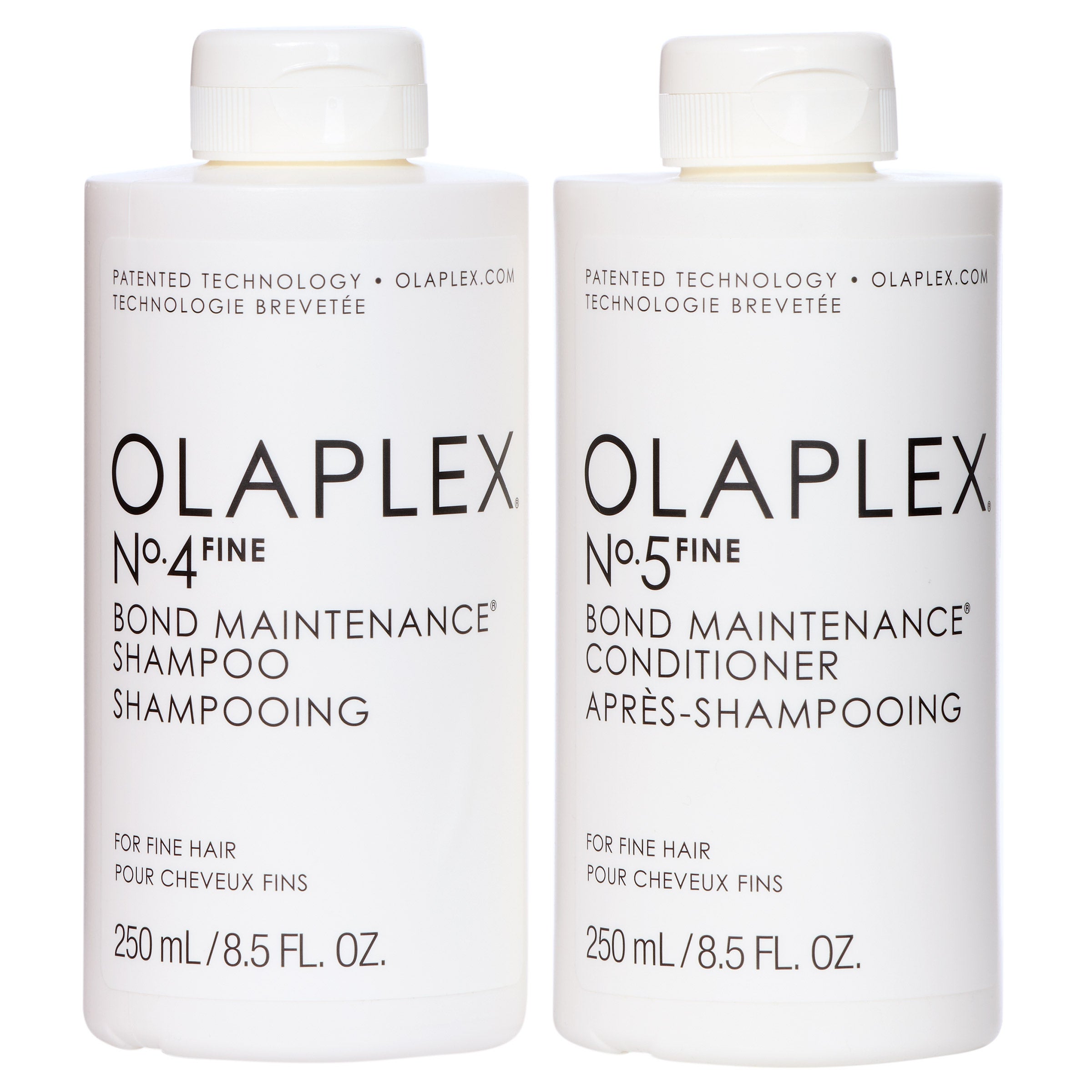 Olaplex No. 4 Fine Bond Maintenance Shampoo, No. 5 Fine Bond Conditioner Combo, 8.5 fl oz each