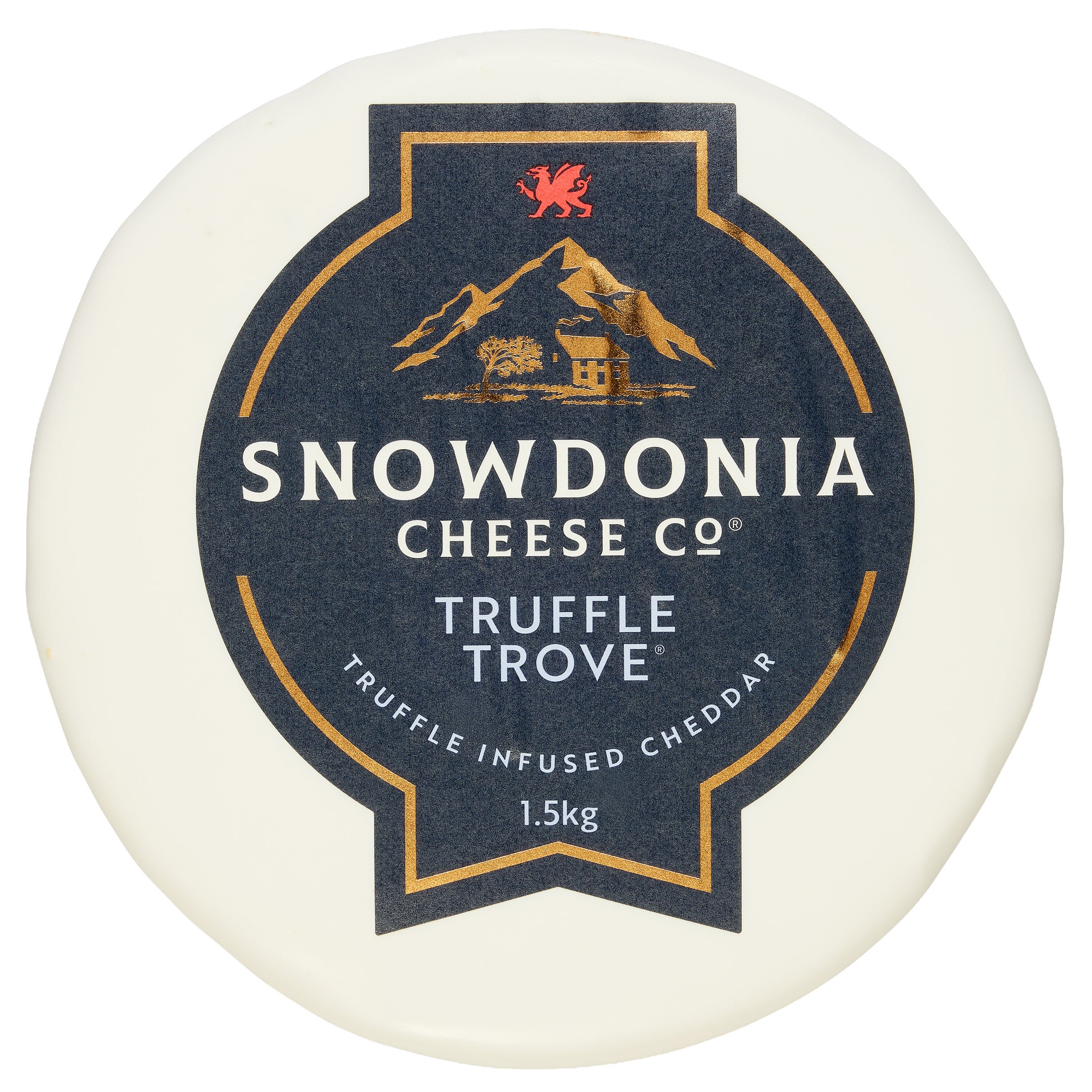 Snowdonia Truffle Trove Cheddar Cheese, Full Wheel, Approximately 3.3 lbs.