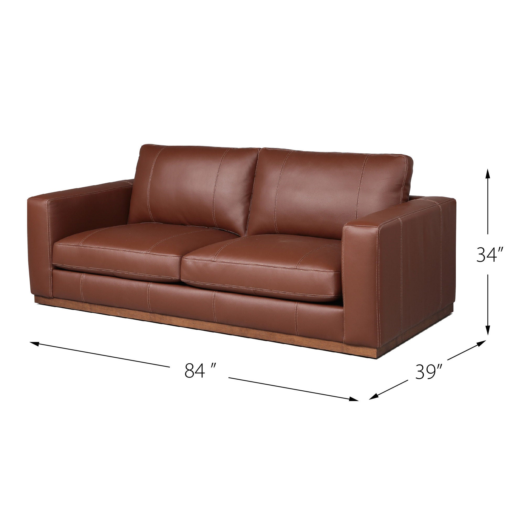 Durant Top Grain Leather Sofa
