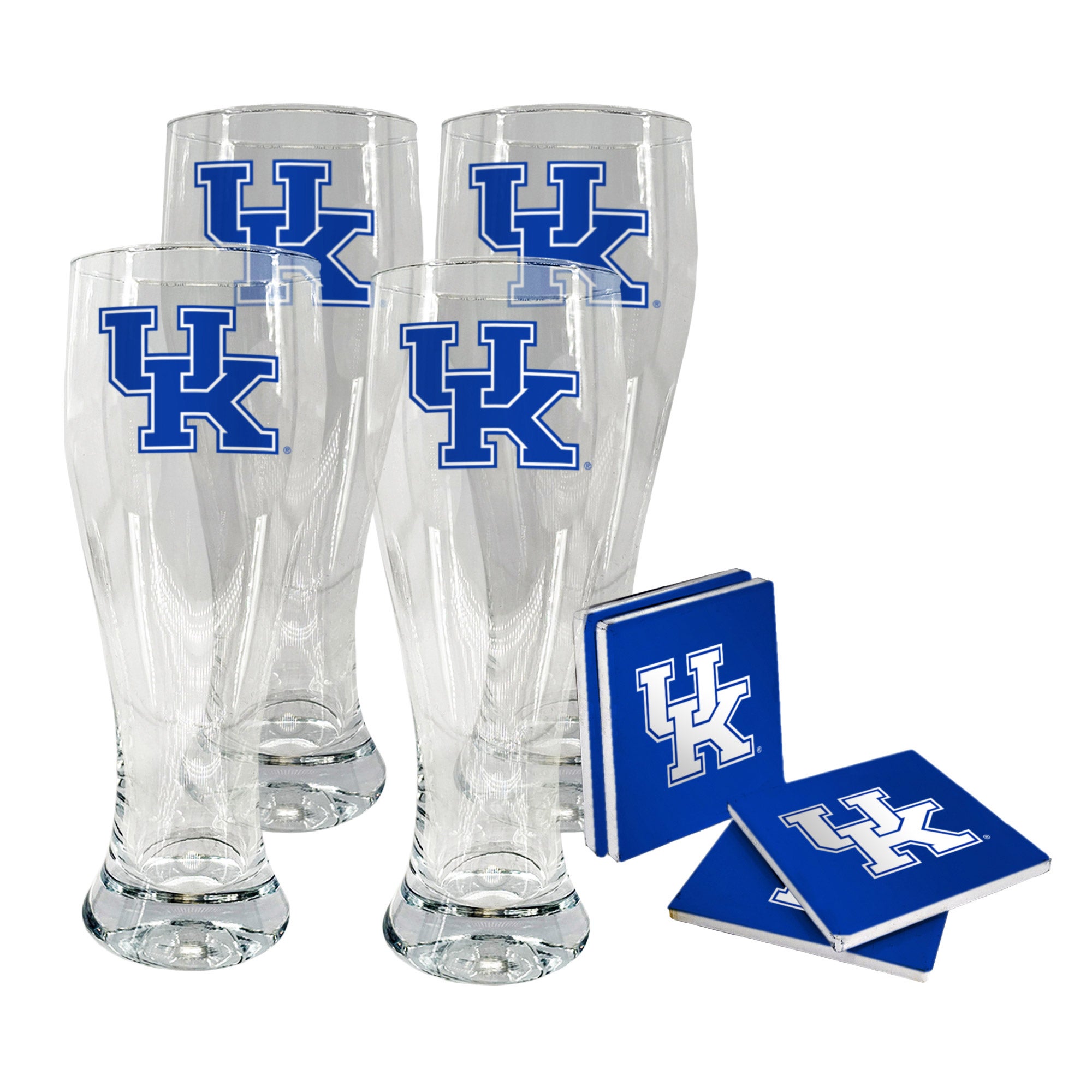 NCAA Pilsner & Coaster Set