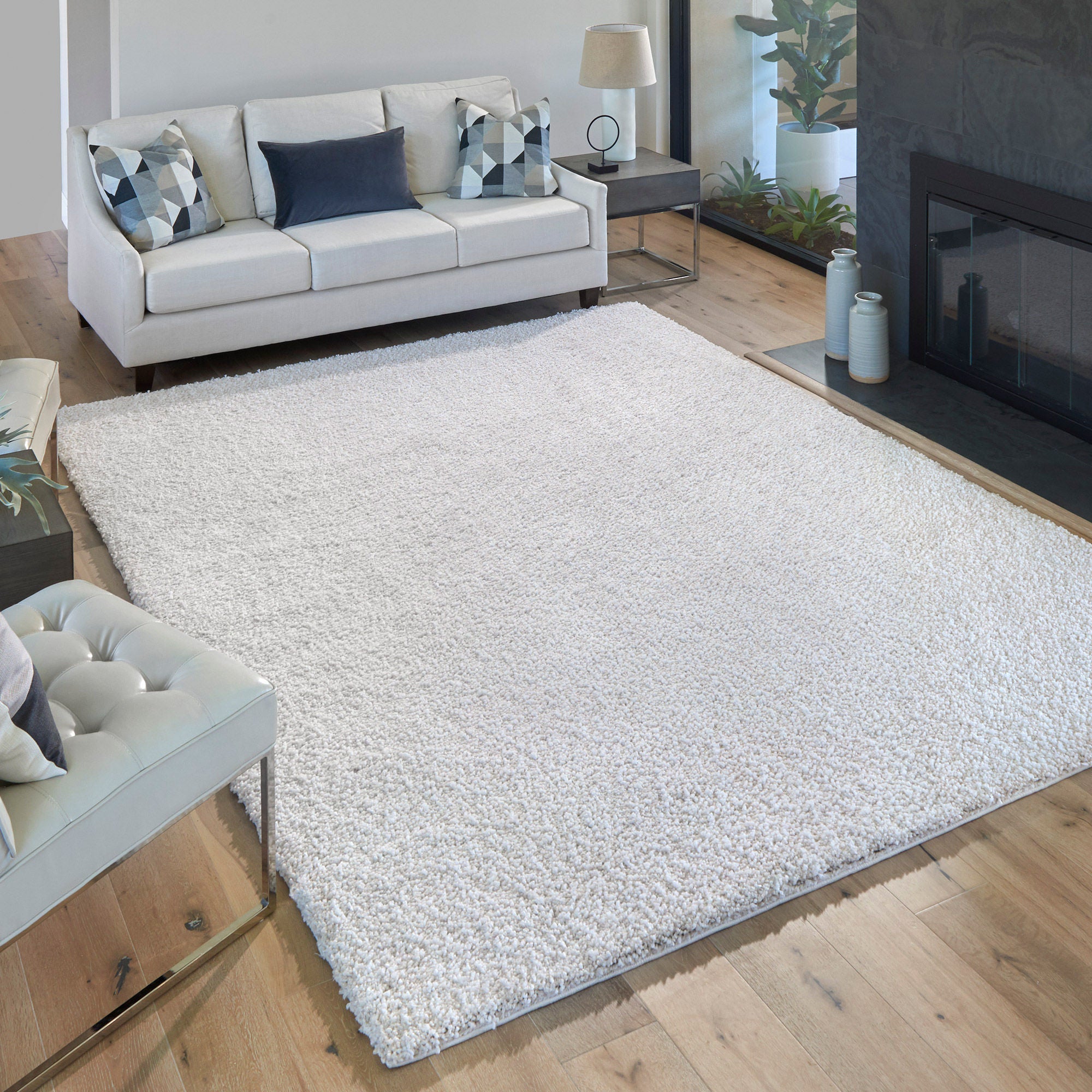 Thomasville Bali Cloud Plush Shag, Ivory