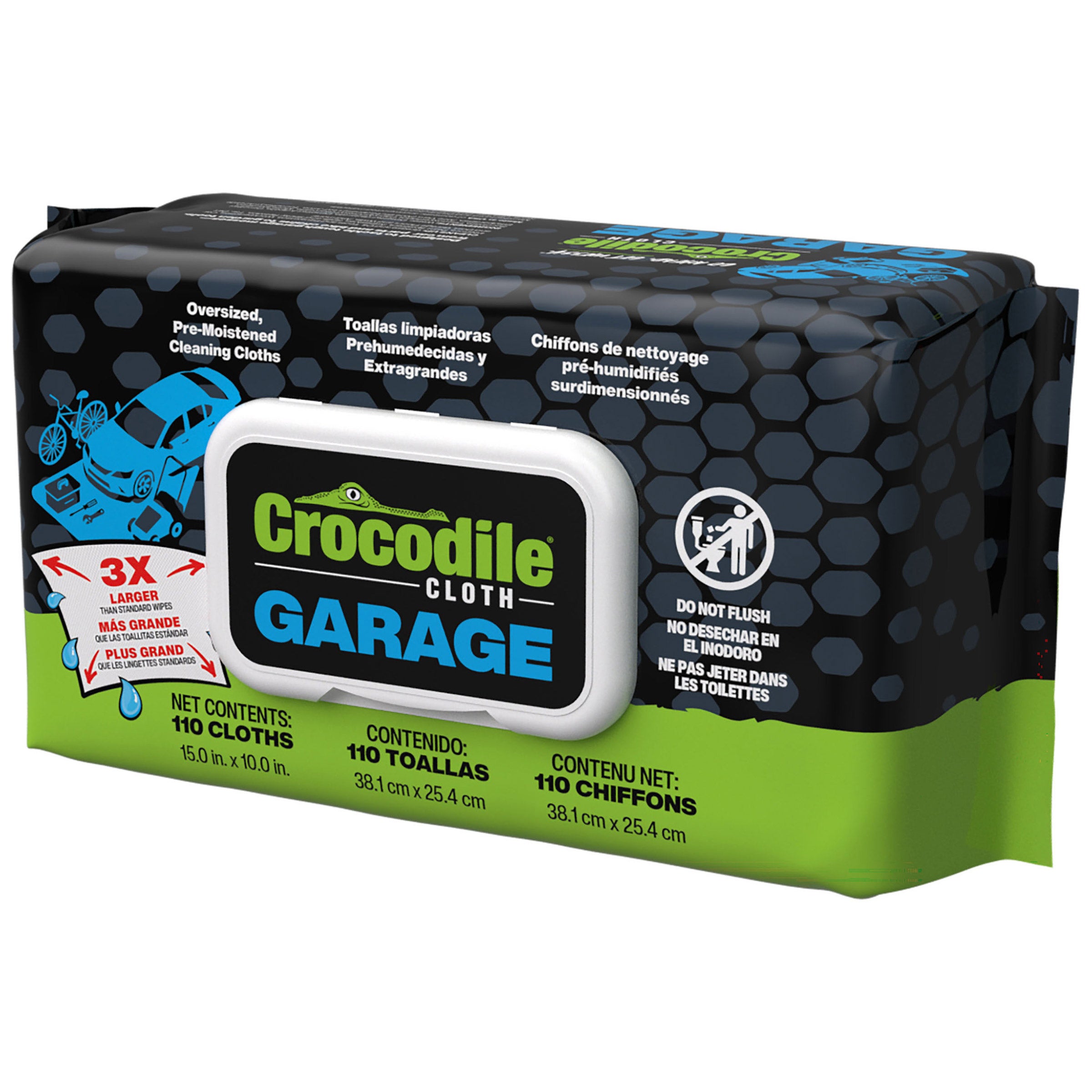 Crocodile Cloth Garage Wipes, 660-count