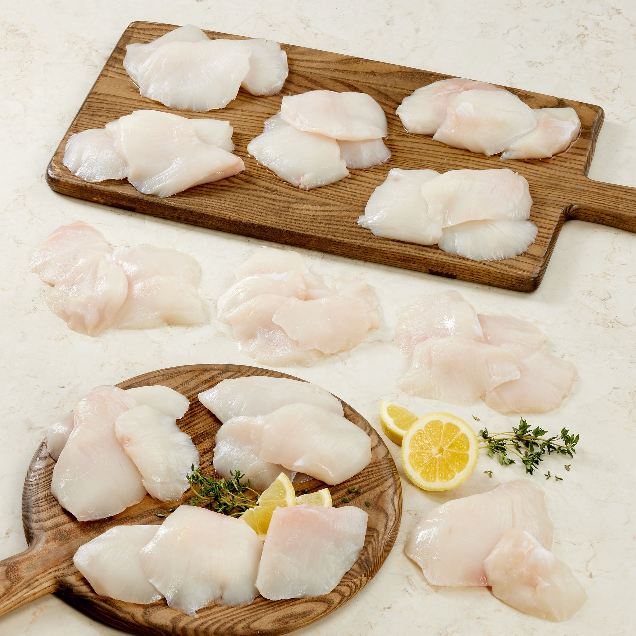 Wild Alaska Halibut Cheeks, 6 lbs. Total, 6 Total Packs (6 - 1lb. Pack)
