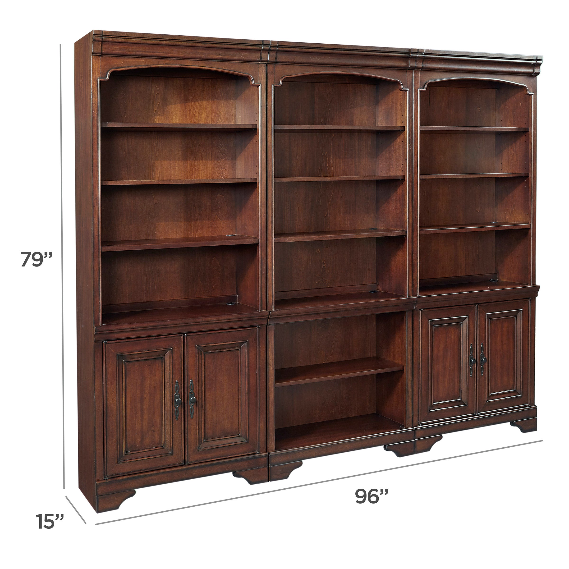 Ryland 3-piece Bookcase Wall