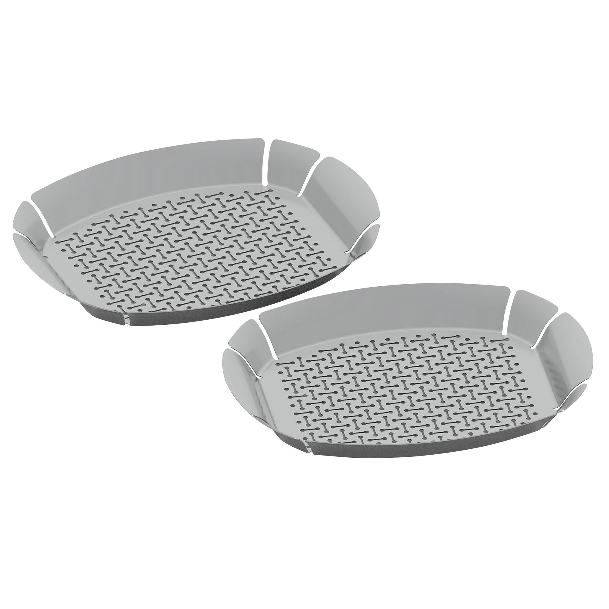 Linkfair Stainless Steel BBQ Baskets, 2-pack