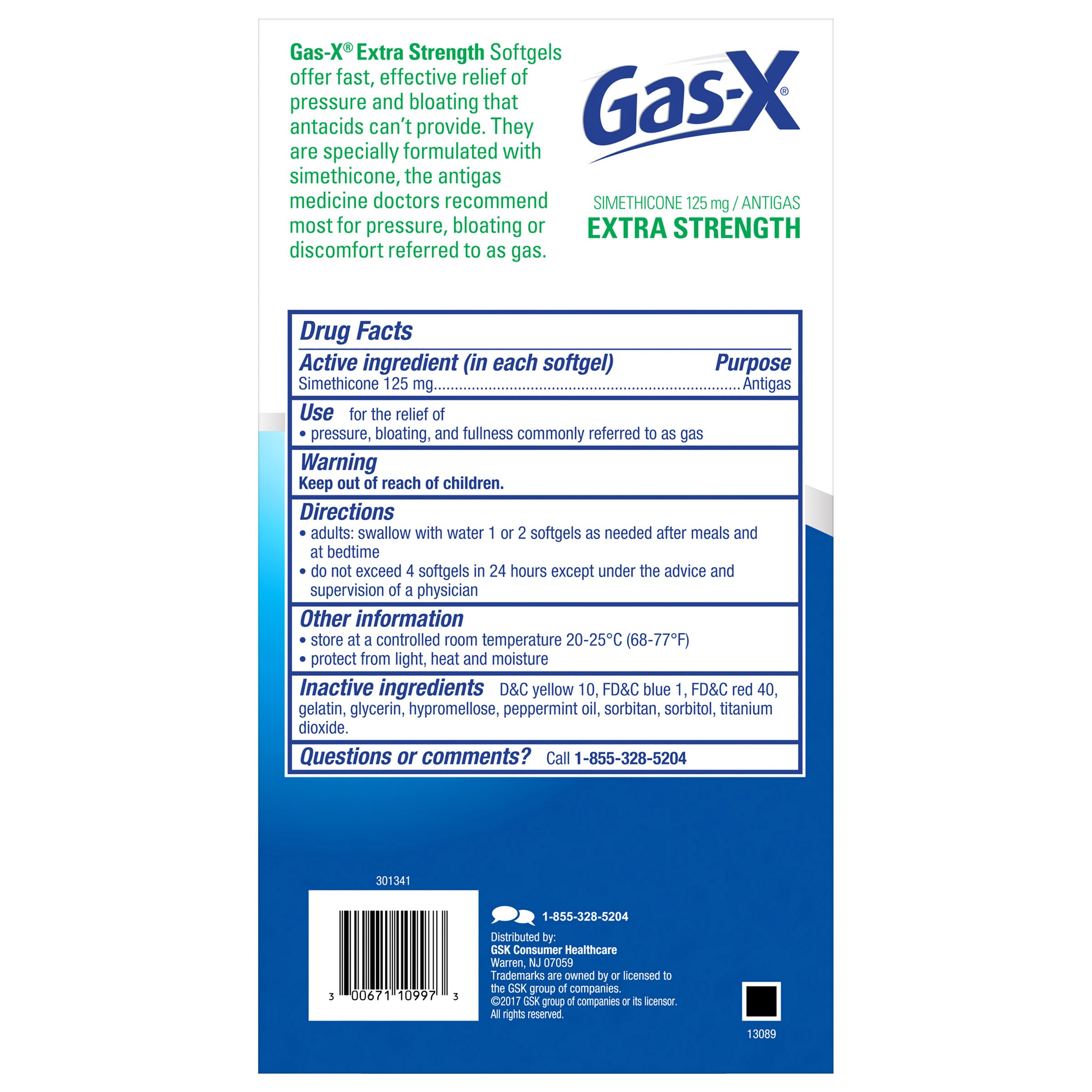Gas-X Extra Strength, 120 Softgels