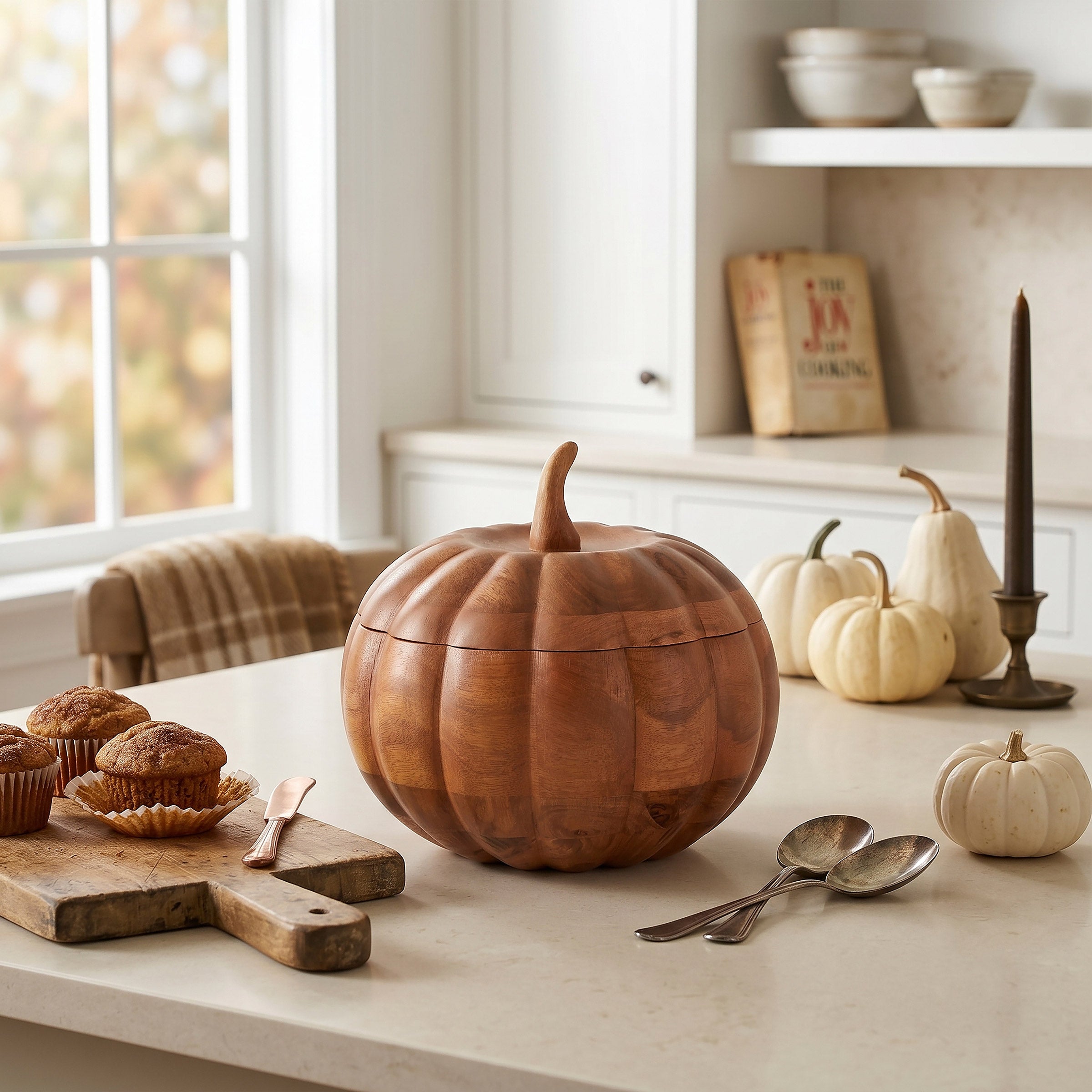Fitz & Floyd Pumpkin Serving Bowl with Lid