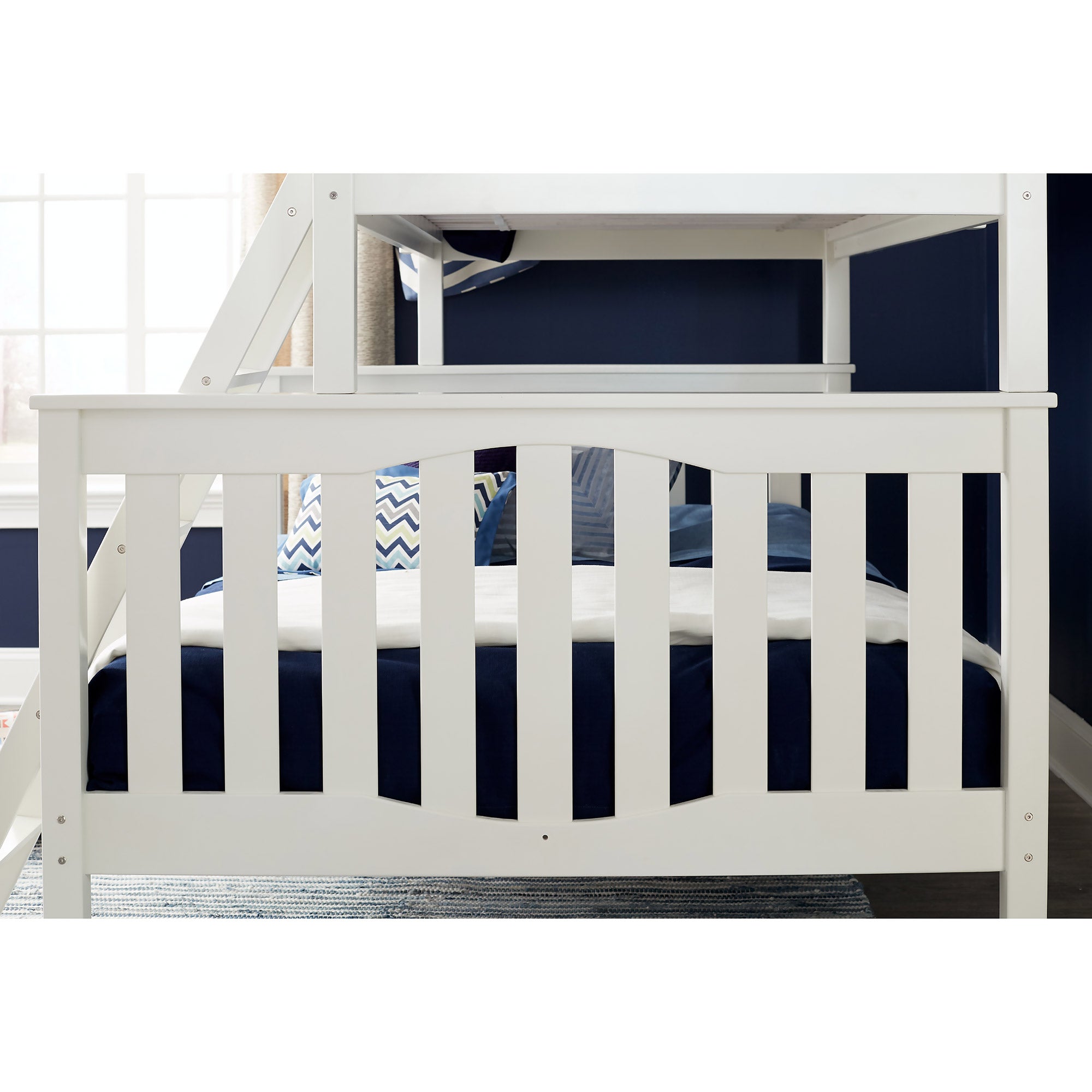 Seneca Twin Over Full Bunk Bed Collection in White