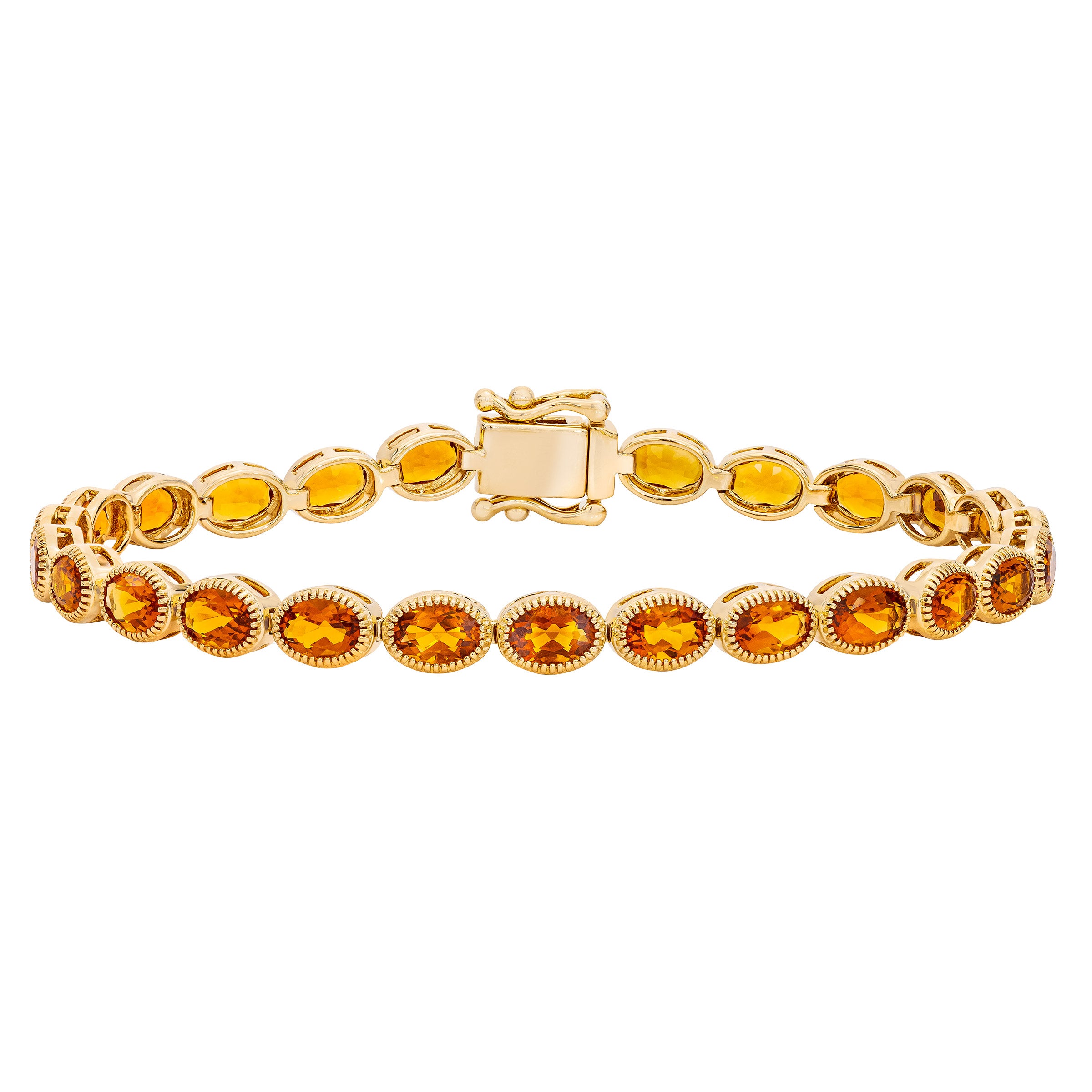 Gemstone 14kt White Gold Bracelet
