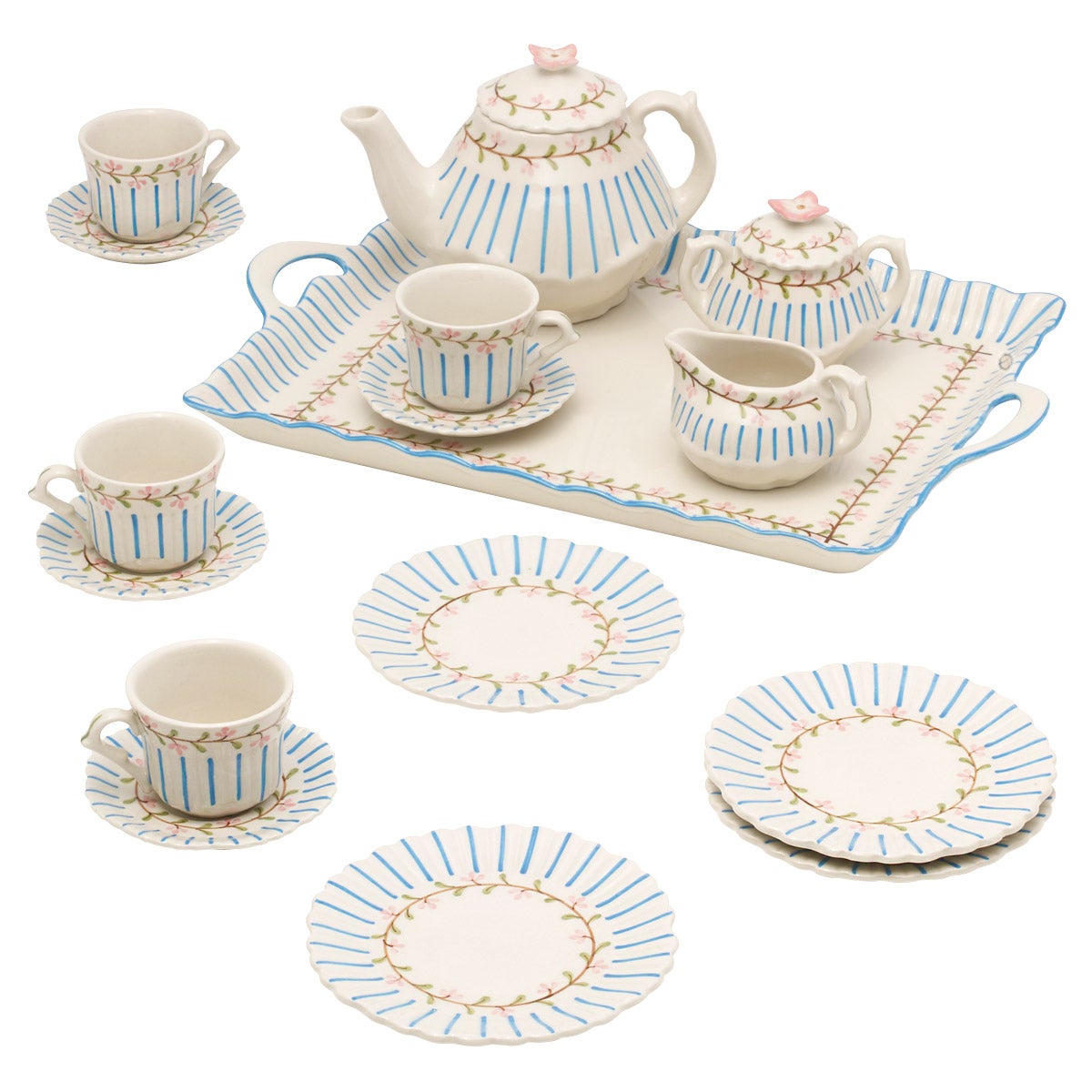 Fitz & Floyd Toulouse Children's Tea Set