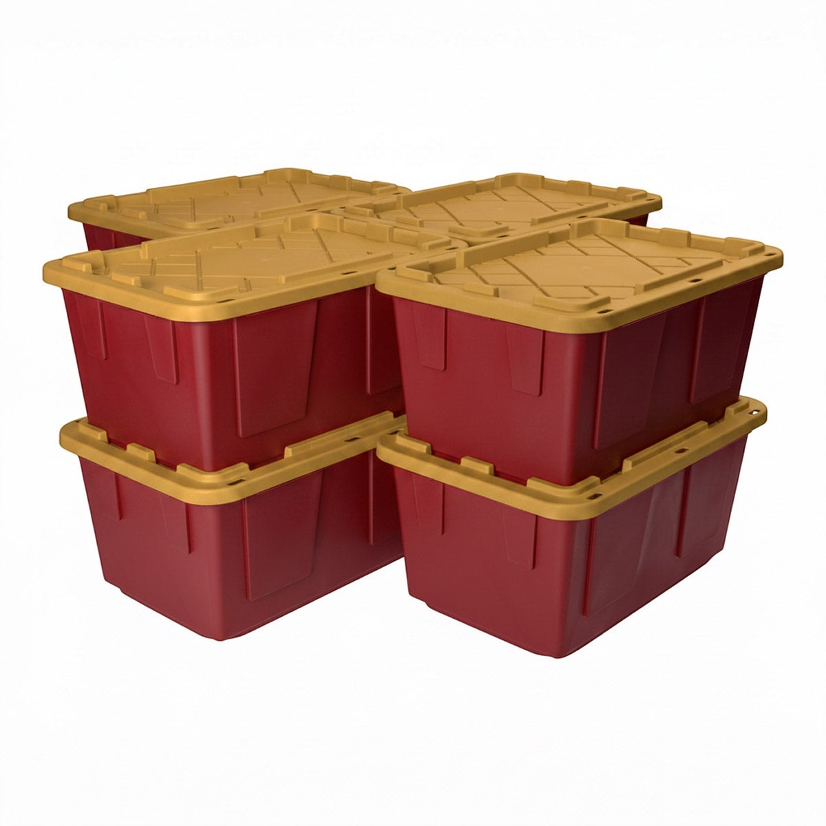 Greenmade 27 Gallon Tailgate Storage Bin, 8-pack