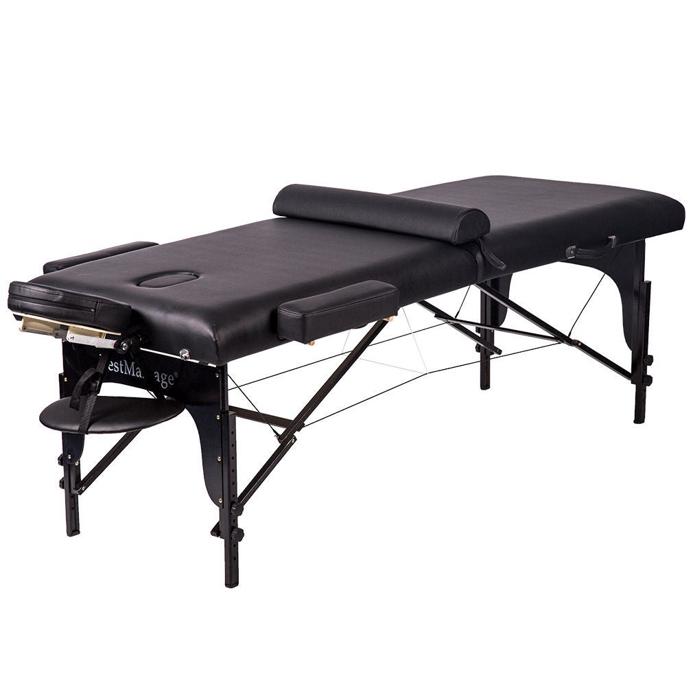 Best Massage Two Fold Portable Massage Table With Bolster