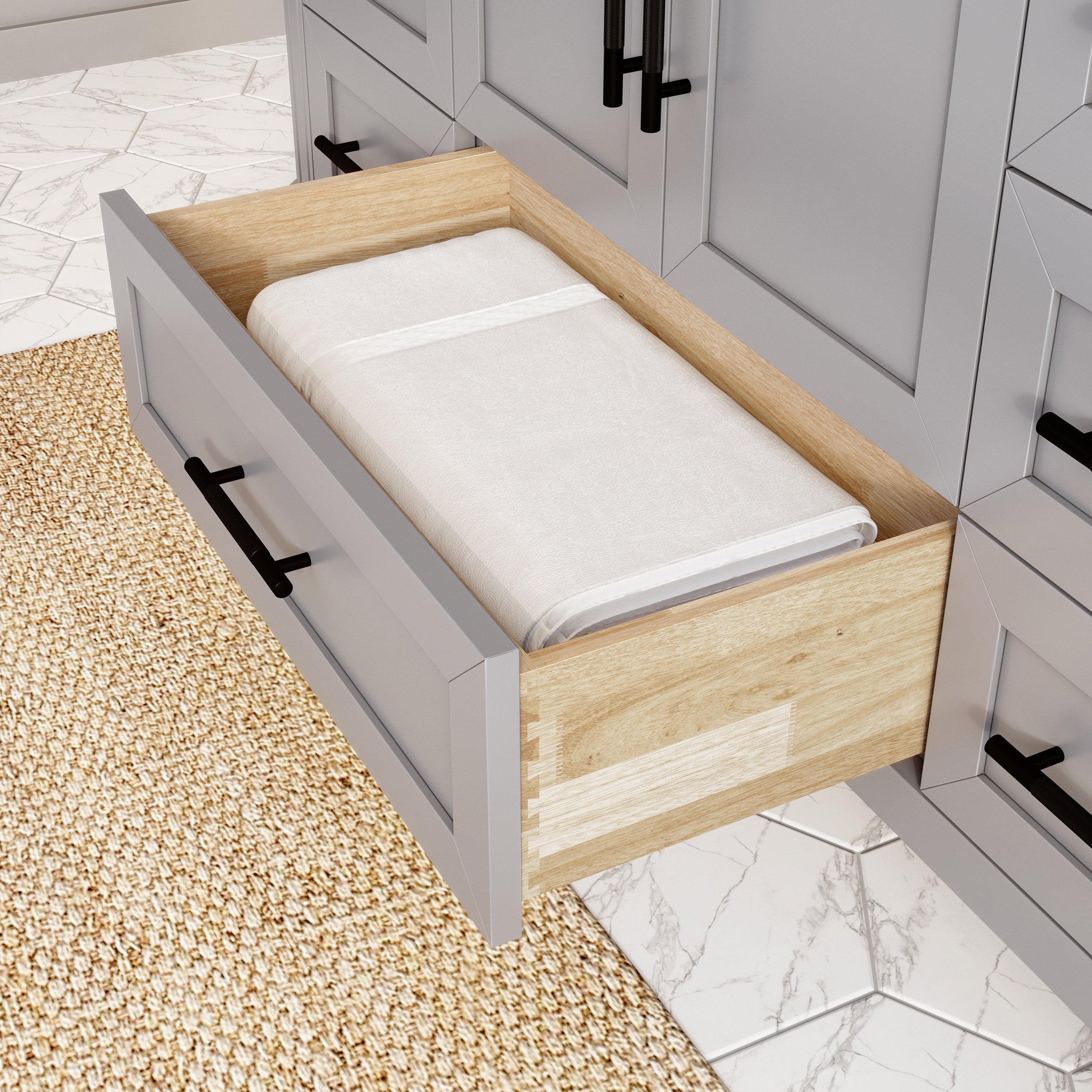Hudson Gray Bath Vanity by Studio Bathe