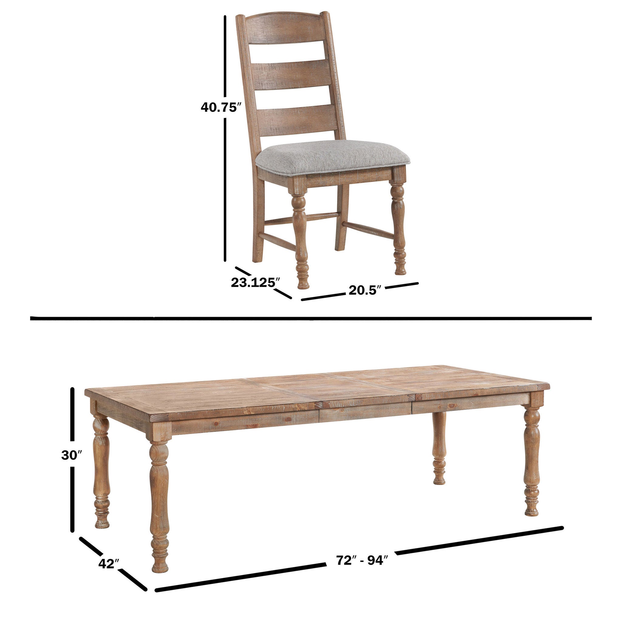 Jordan Dining Table Collection