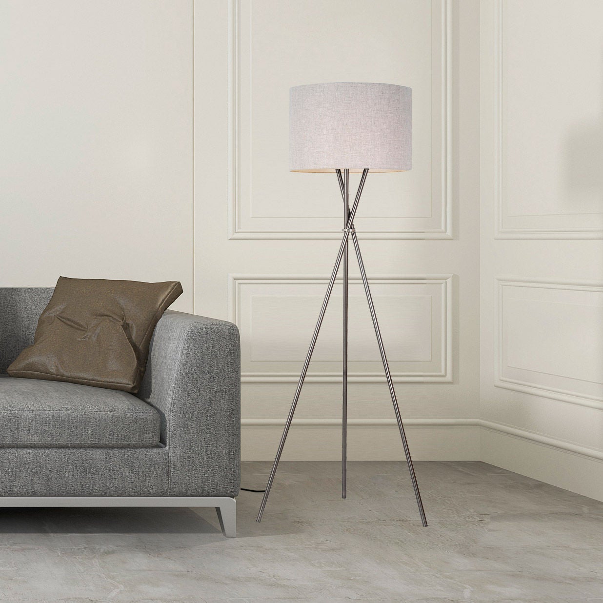 Tiger Tripod Metal Floor Lamp