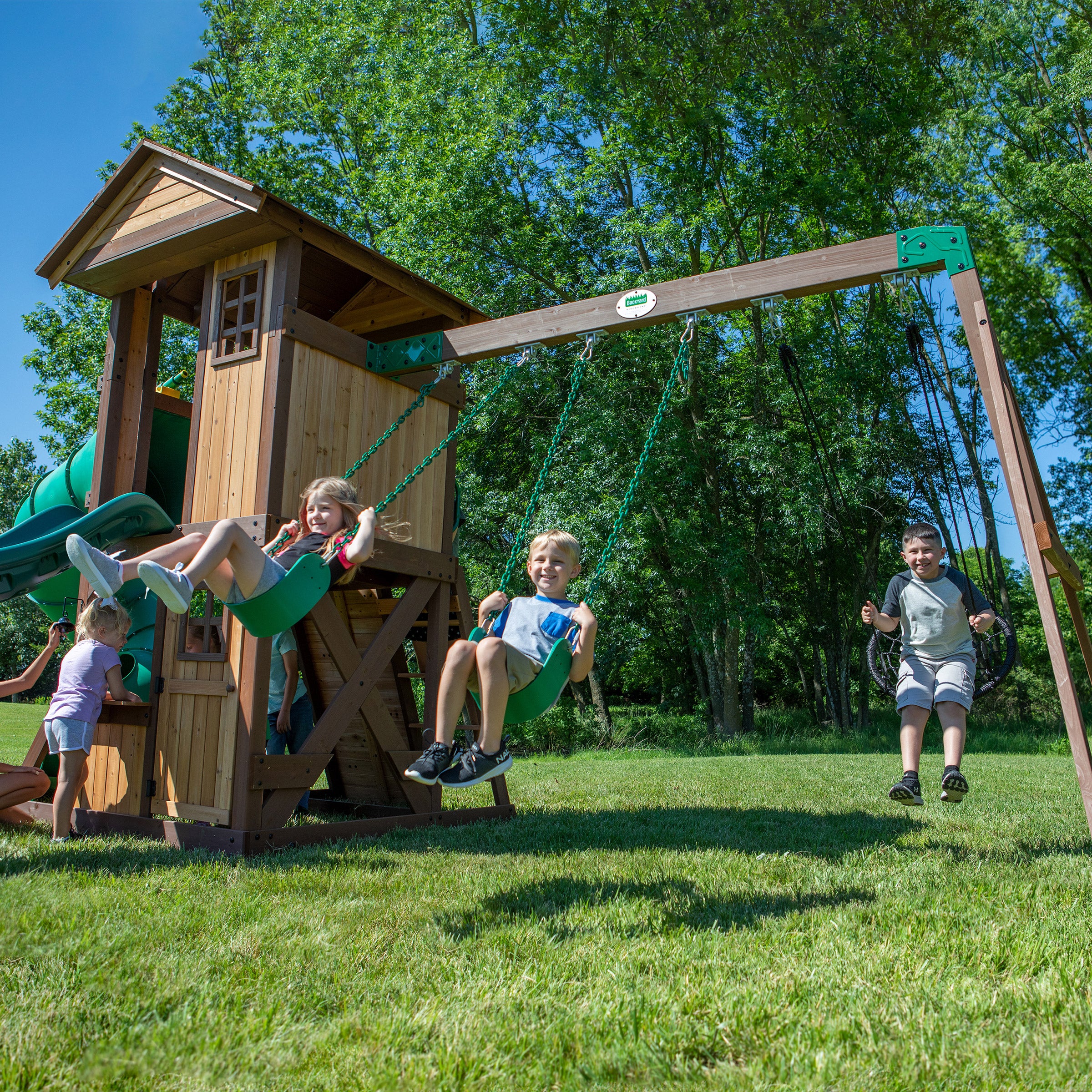 Backyard Discovery Tacoma Falls Swing Set- Do It Yourself
