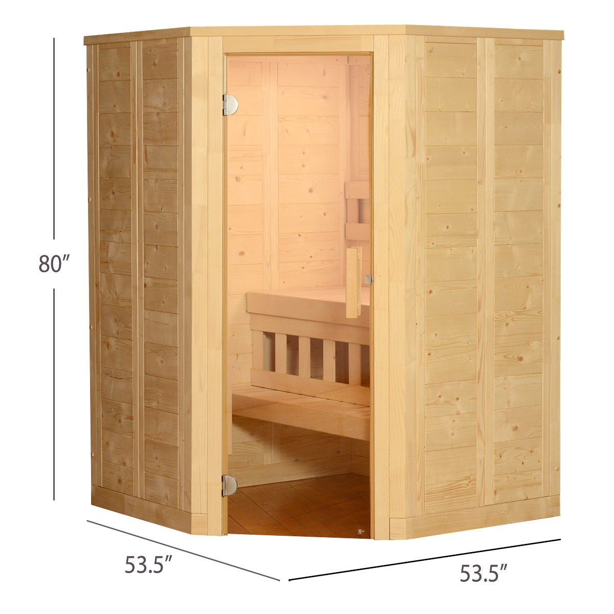 Almost Heaven Saunas Sutton 2-person Indoor Sauna