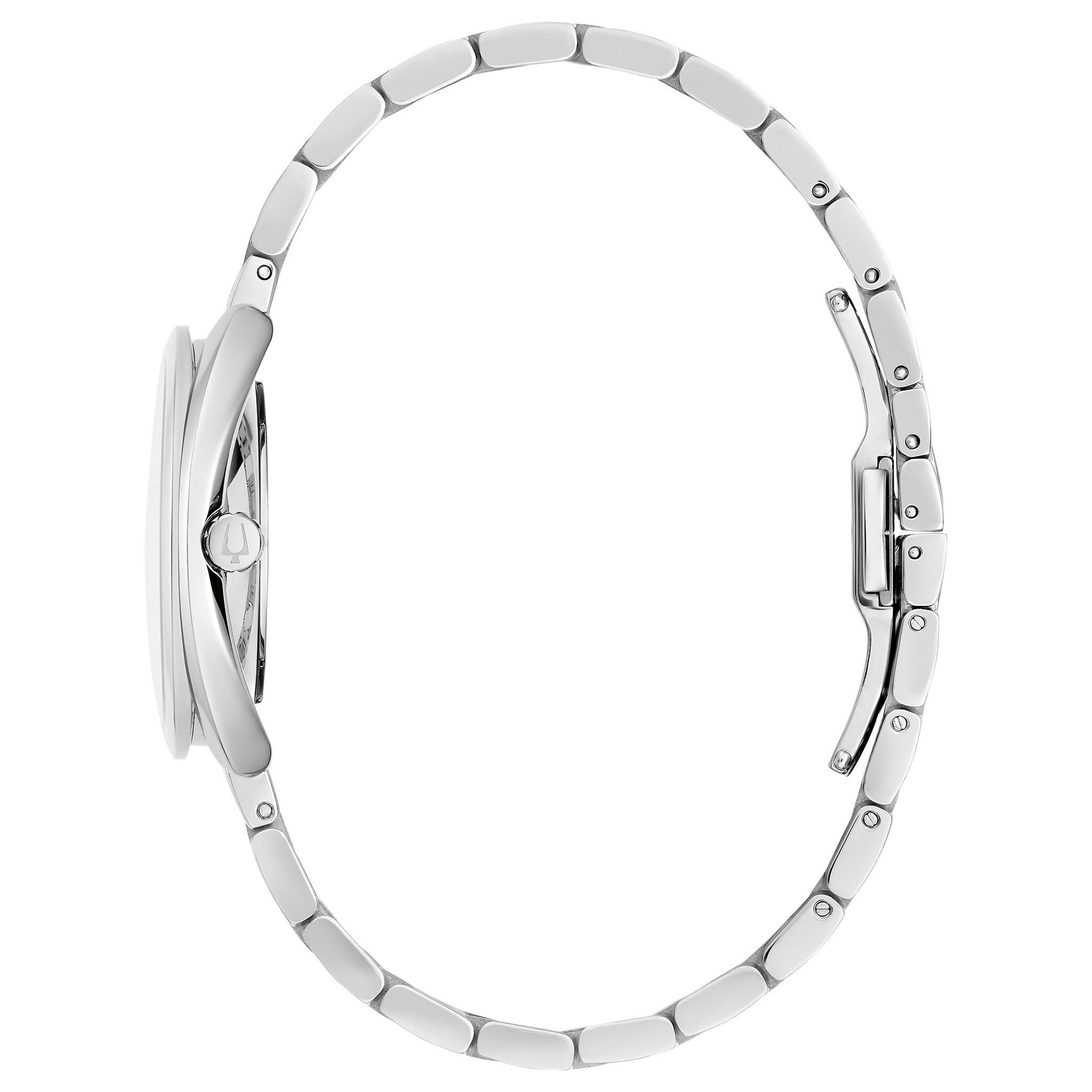Bulova Classic Diamond Malachite Stainless Steel Quartz Women's Watch, 34mm