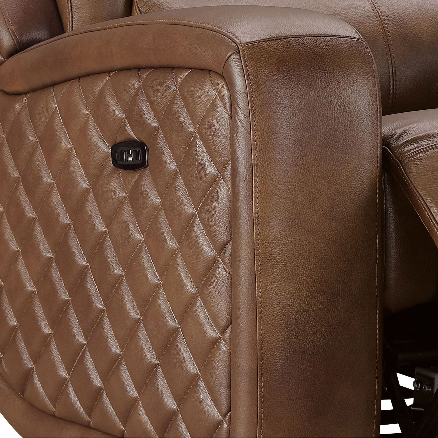 Dominick 2-piece Leather Power Reclining Set with Power Headrests