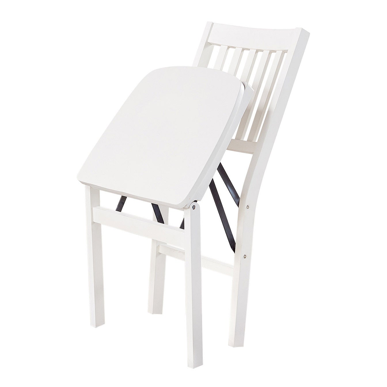 Stakmore Solid Wood Folding Chair, 2-pack