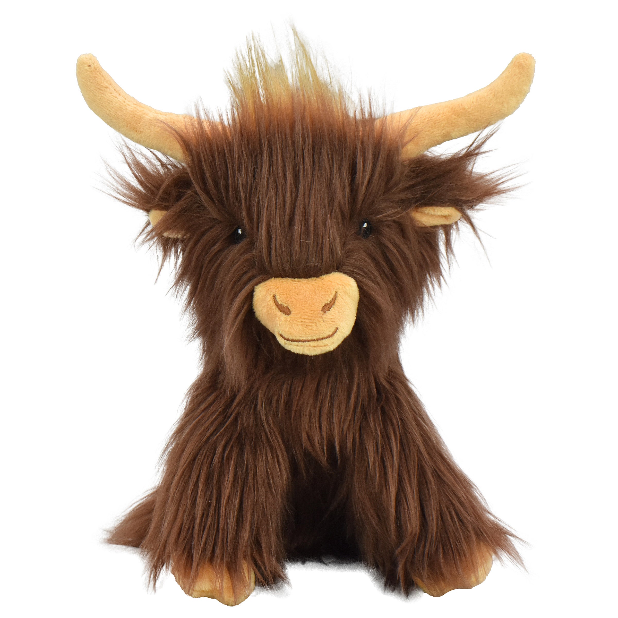Multipet Plush Cow Dog Toys, 3-count