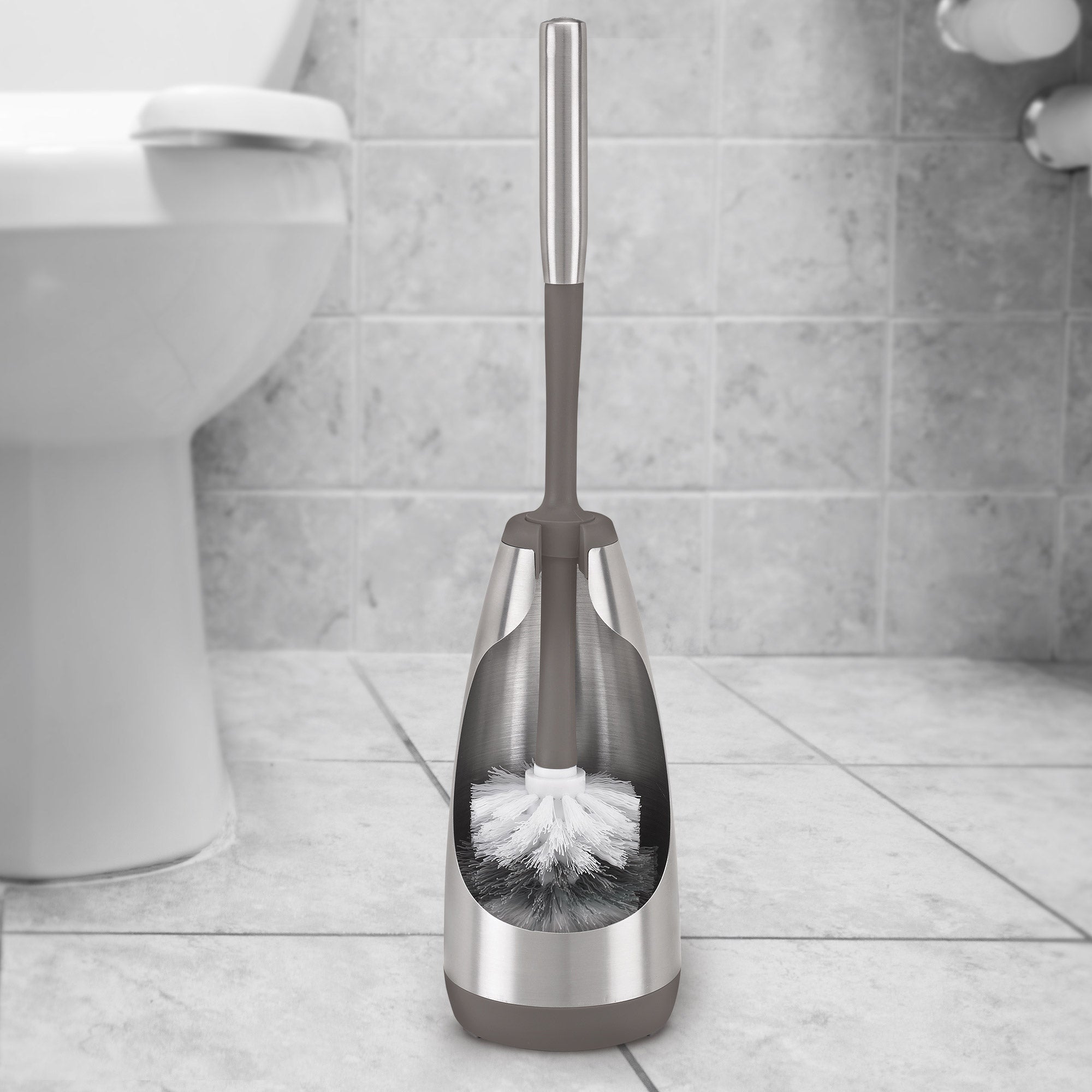 Polder 2-pack Stainless Steel Toilet Brush