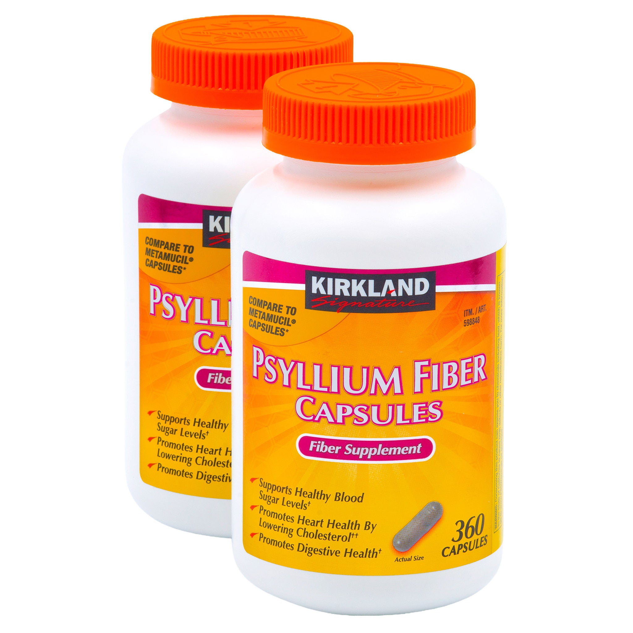 Kirkland Signature Psyllium Fiber, 720 Capsules