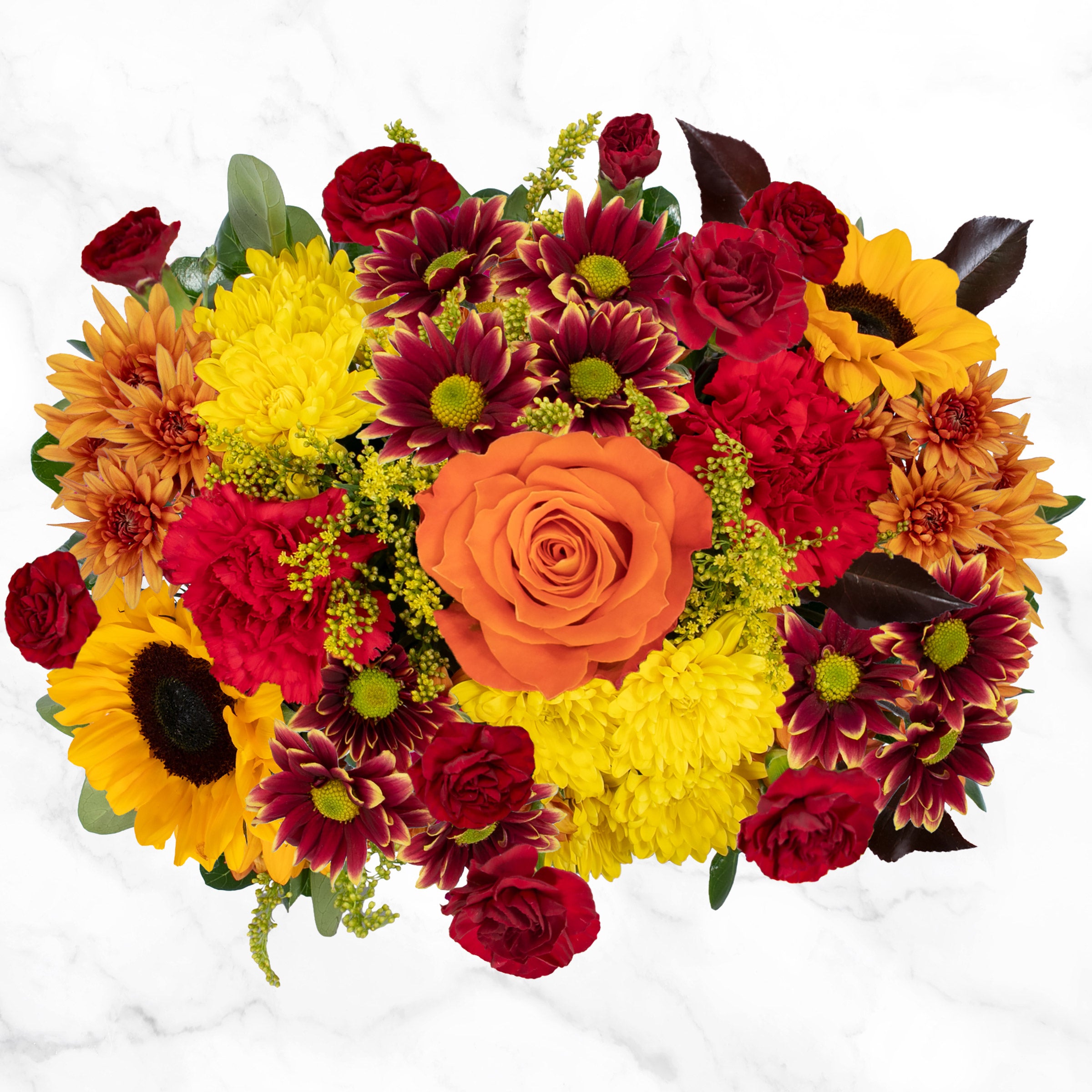 Fall Sunset Floral Arrangement