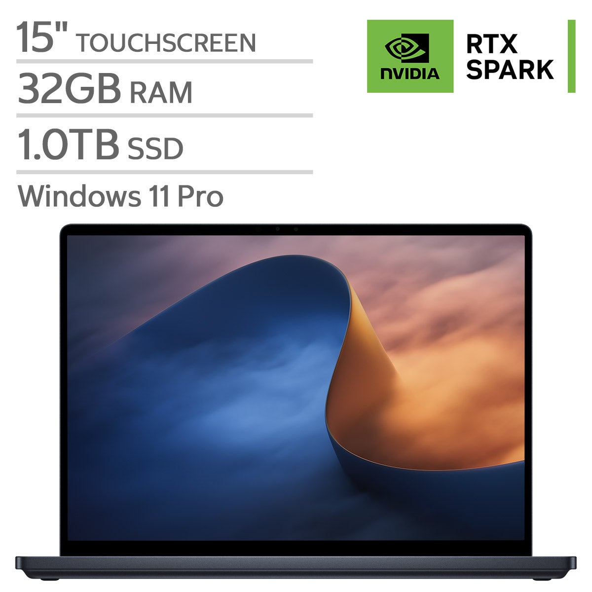 Microsoft Surface Laptop Ultra 15" - NVIDIA RTX Spark N1X - 3270 x 2180 Touchscreen - Windows 11 Pro - 32GB RAM - 1TB SSD.