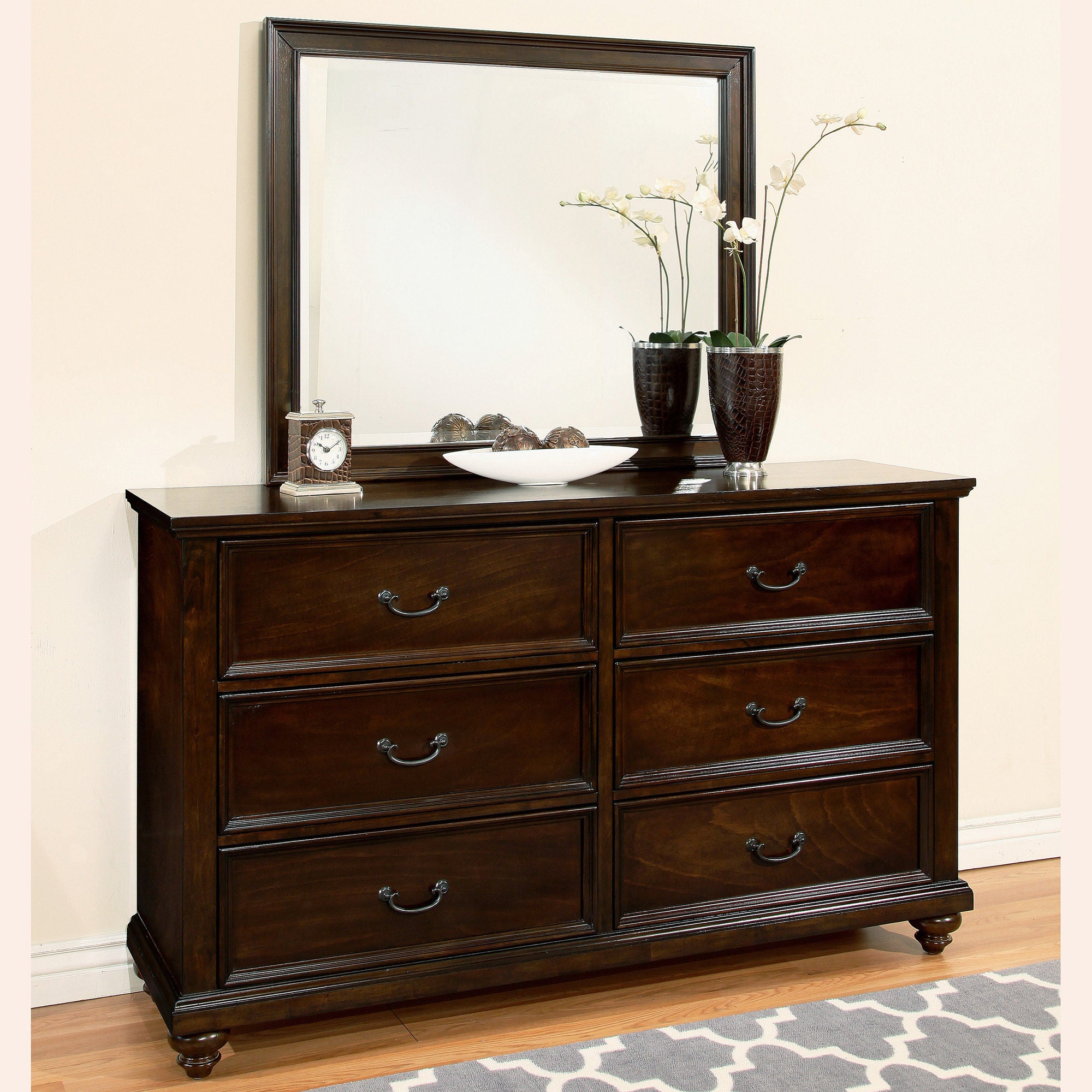 Caymen Dresser & Mirror