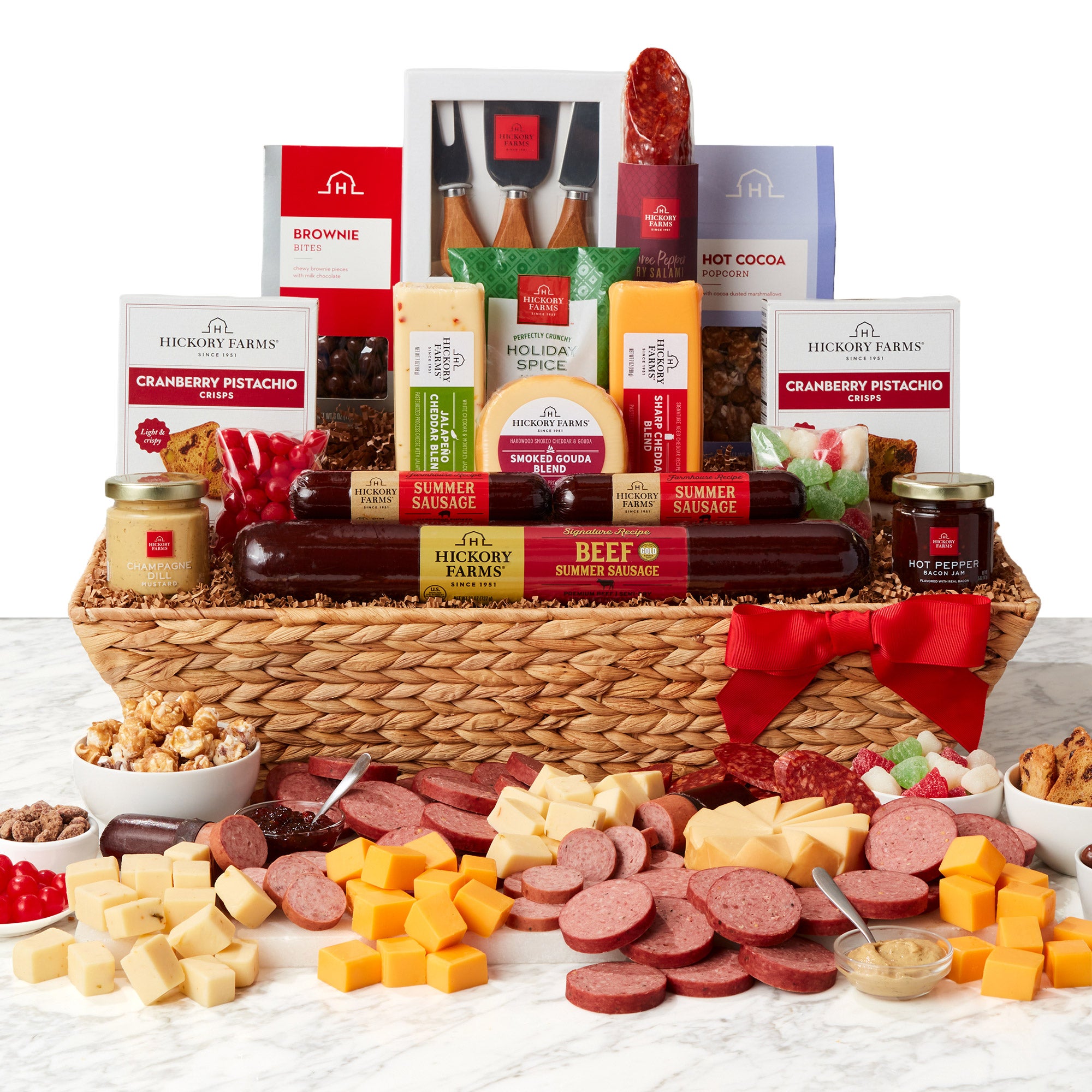 Hickory Farms Ultimate Holiday Charcuterie Gift Basket, 93 oz.